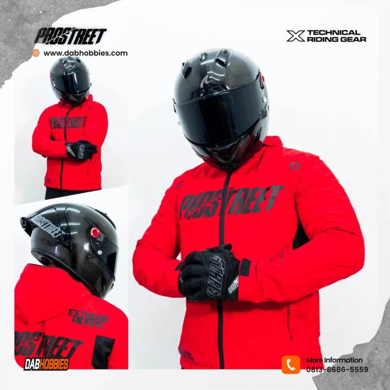 Prostreet Falcon Riding Jacket - Red image 2