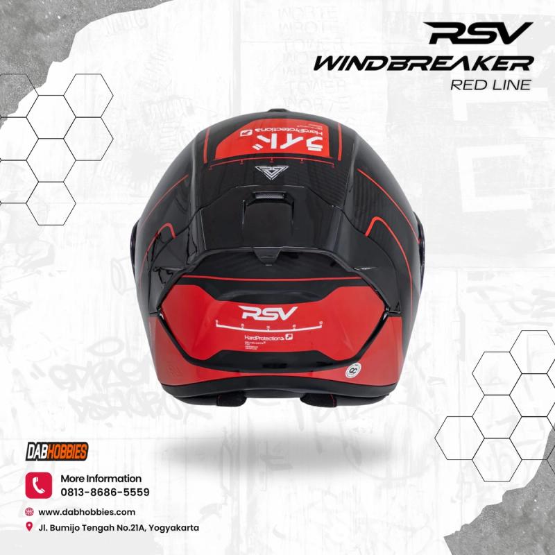 RSV Windbreaker Red Line image 5