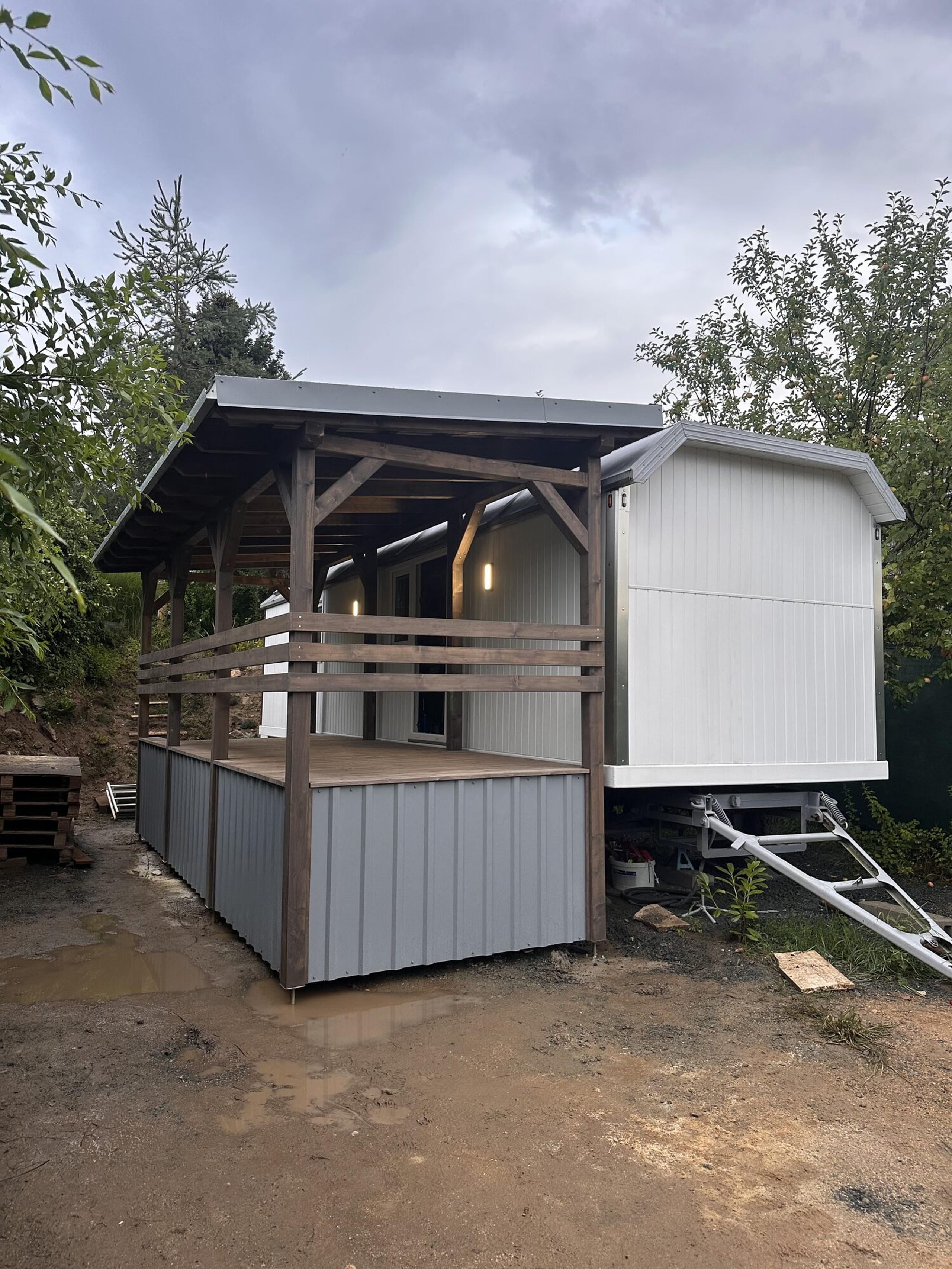 Pergola k maringotce — fotka 2