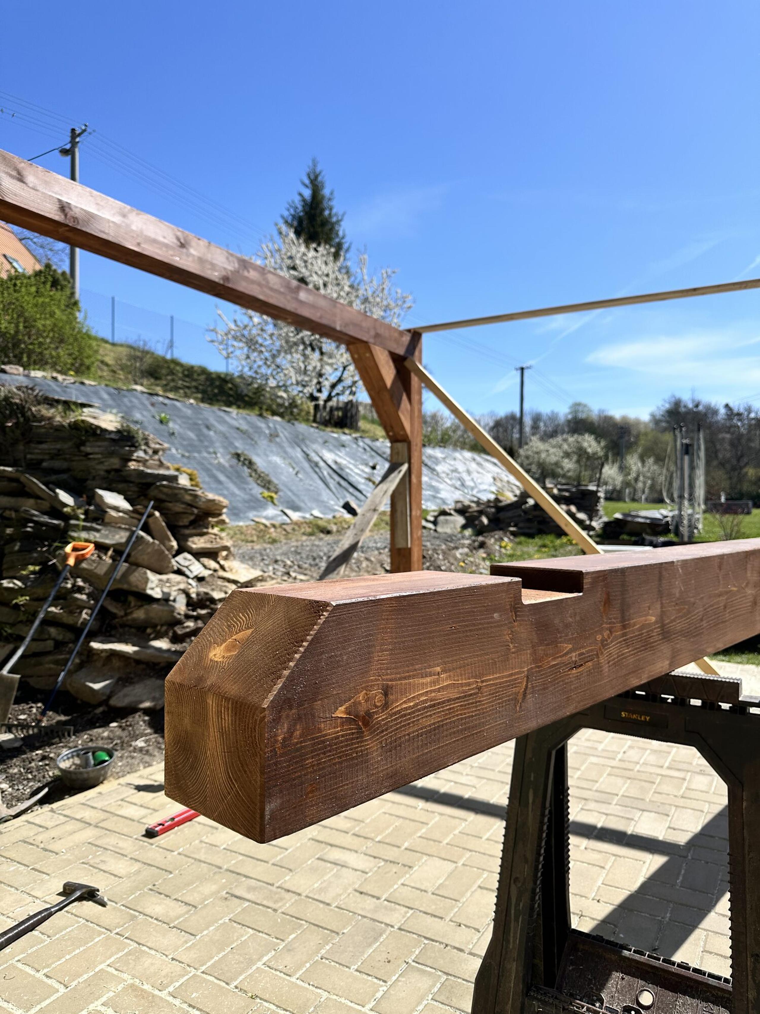 Dřevěná pergola na míru — fotka 6