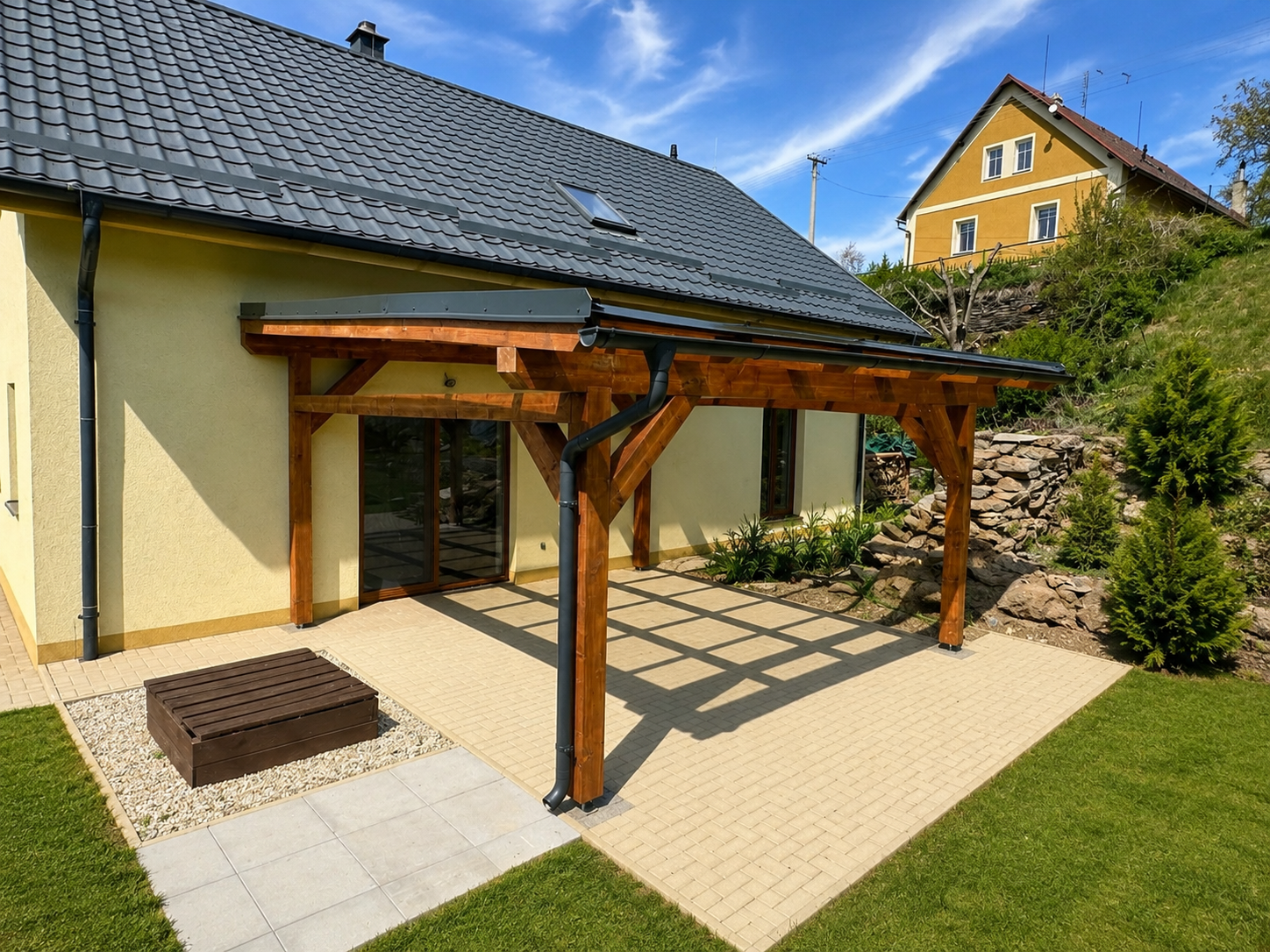 Dřevěná pergola na míru