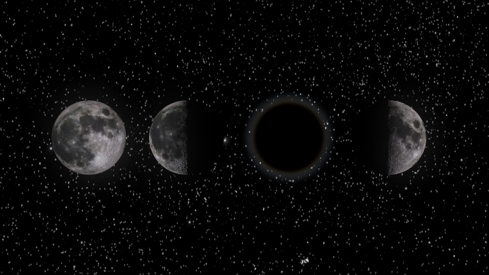 Mondphasen 2026 – Vollmond Neumond Zunehmender und Abnehmender Mond