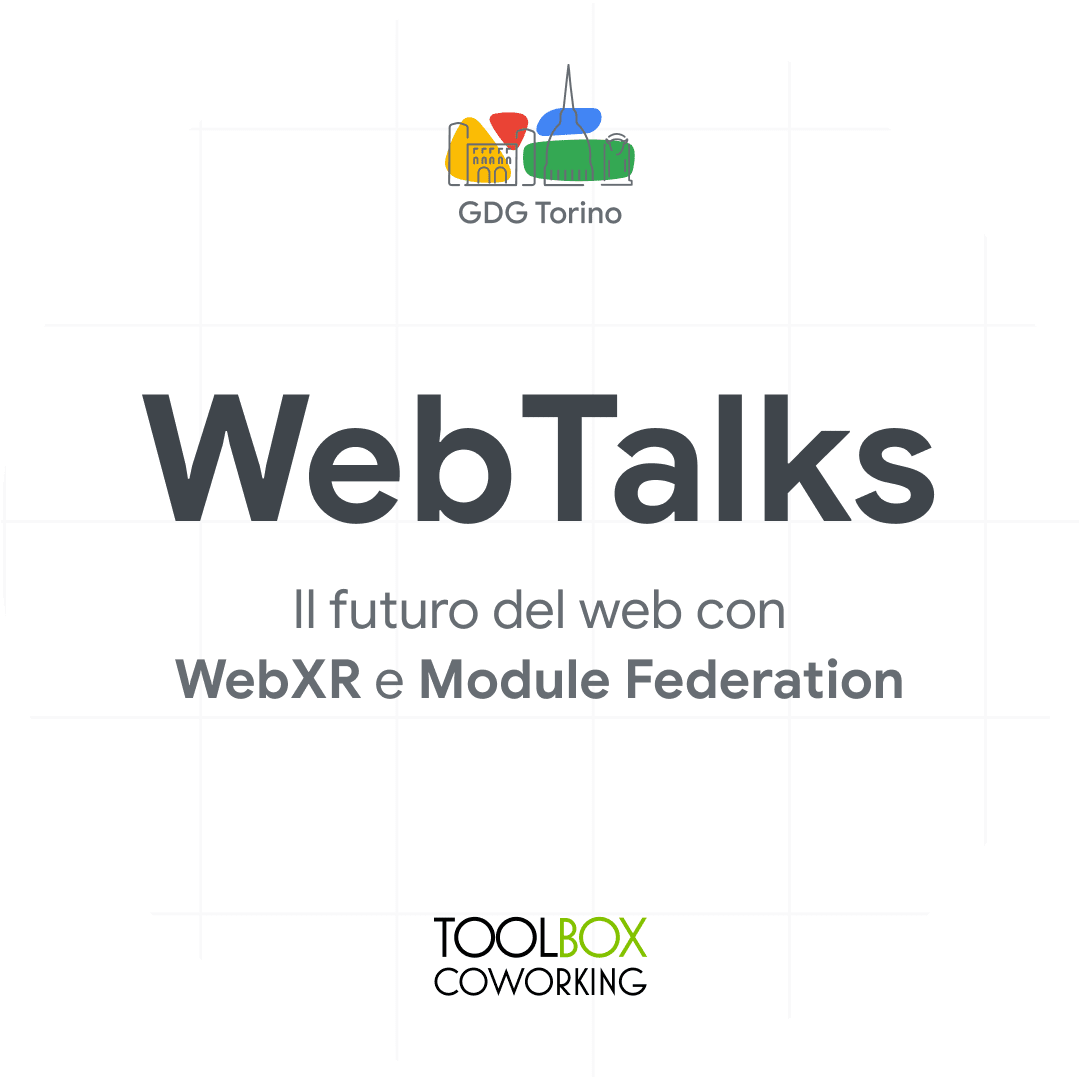 Web Talks: Il futuro del web con WebXR e Module Federation