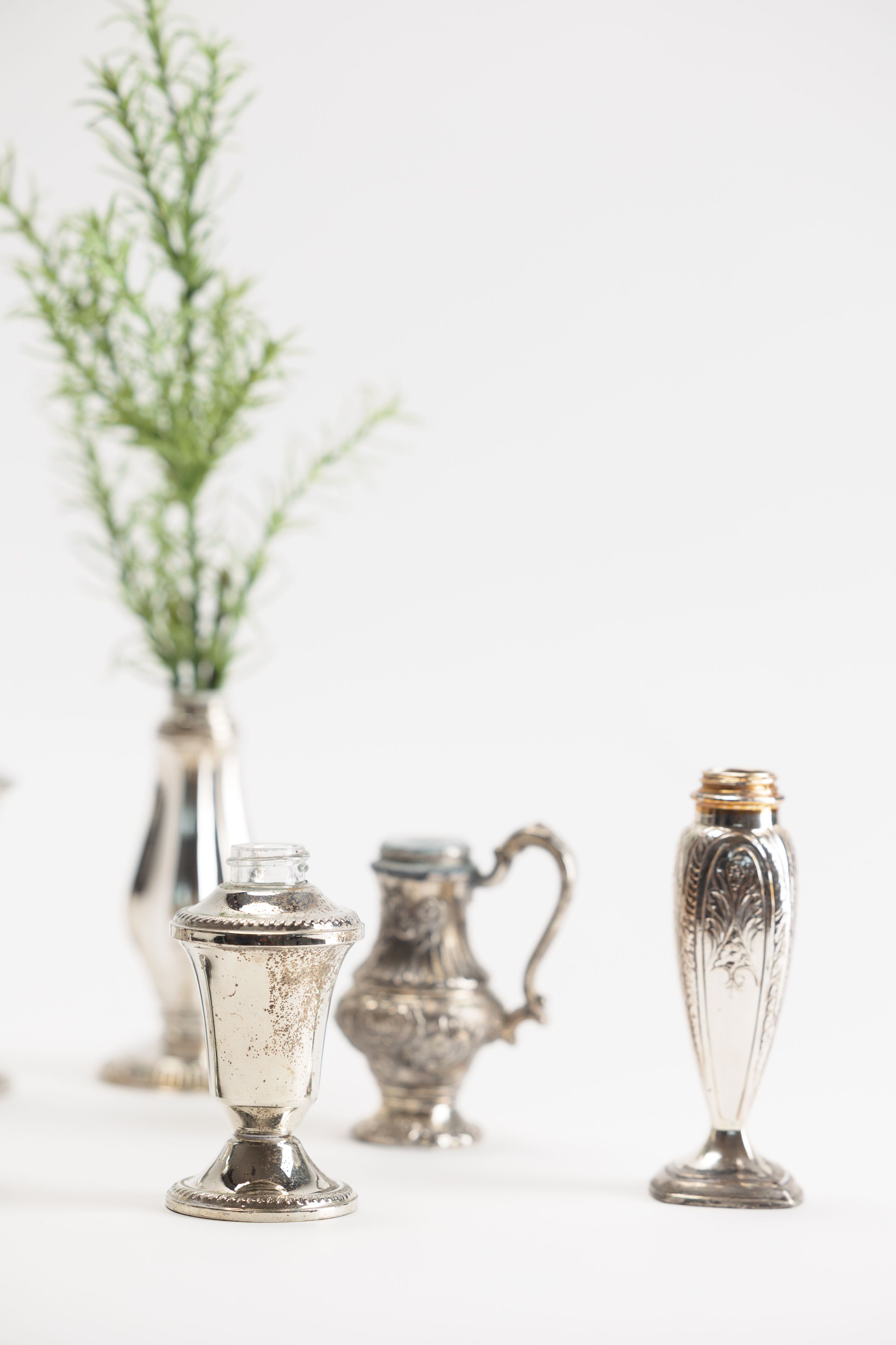 Romantic tablescape styling with vintage candelabra