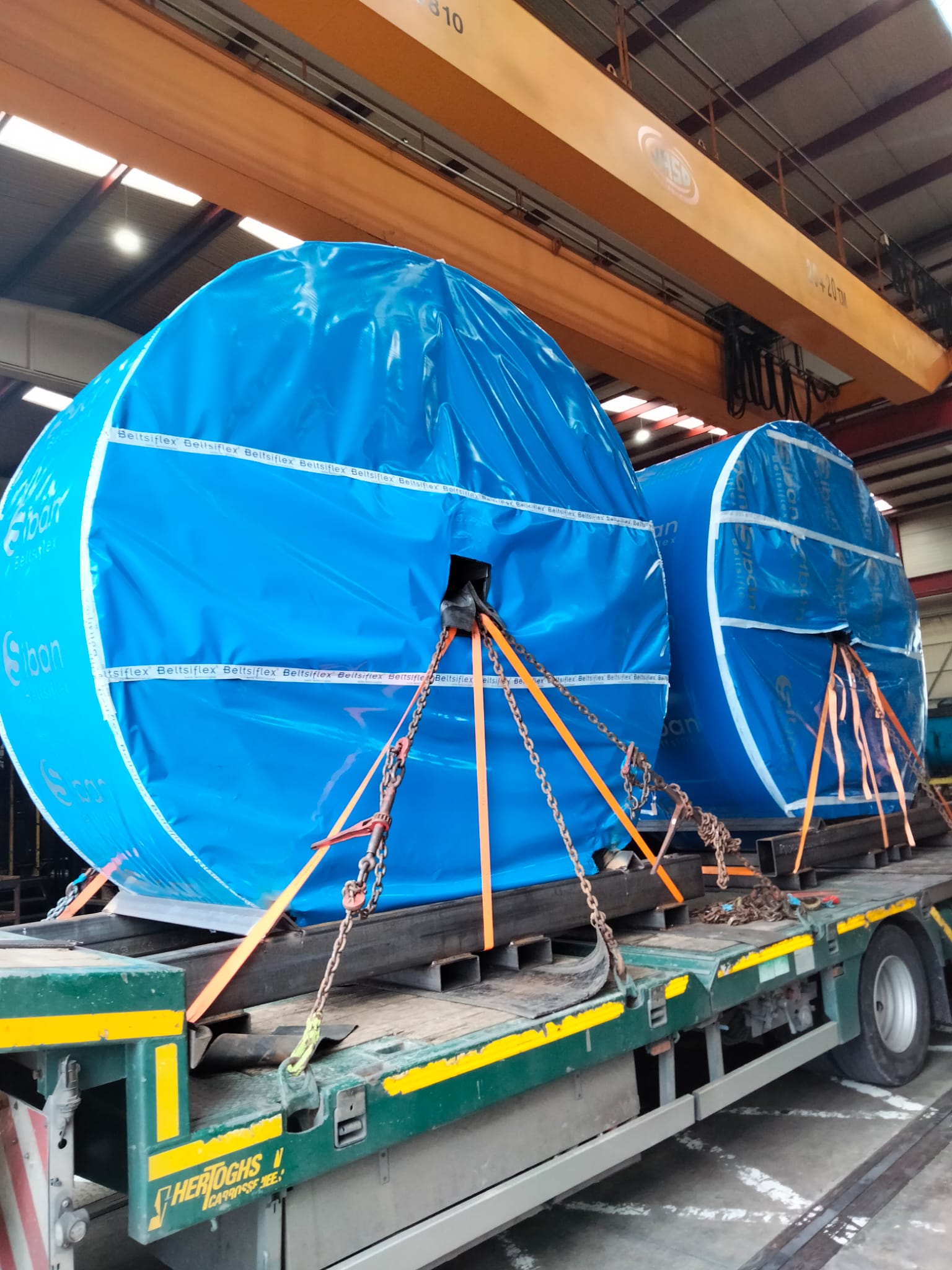 Salg av ruller, tromler og gummikomponenter