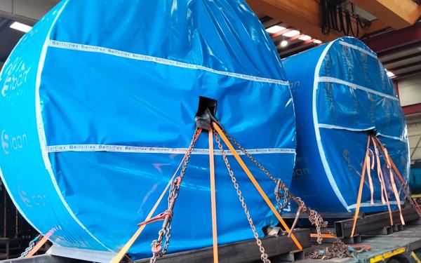 Salg av ruller, tromler og gummikomponenter