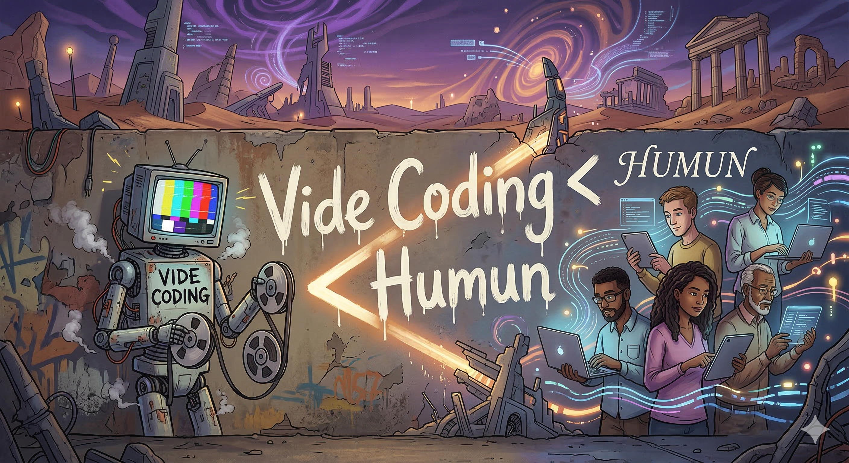 Vibe Coding to Production: Why AI Needs Human Architecture - Blog post thumbnail