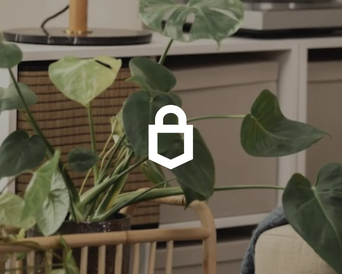 Lock symbol application on multi-colored background 1