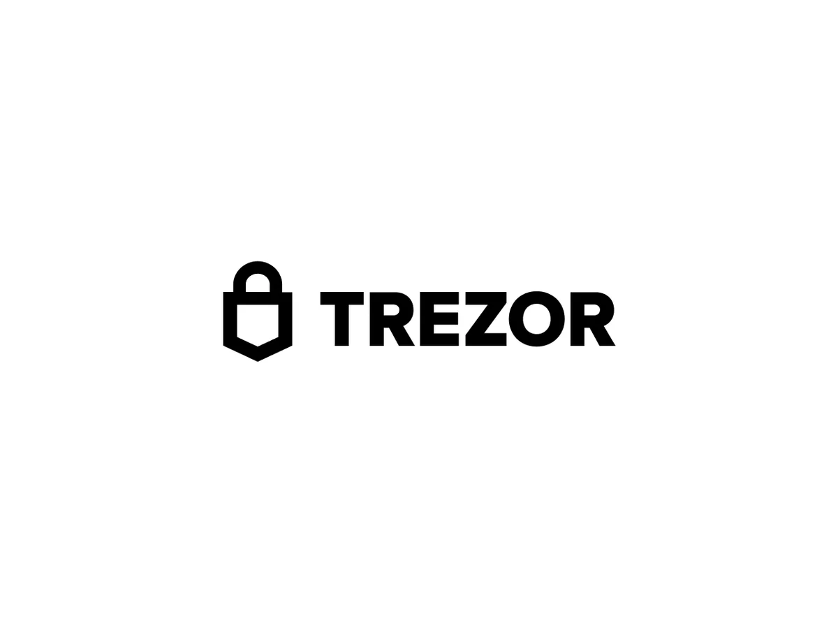 Trezor main logo on light background