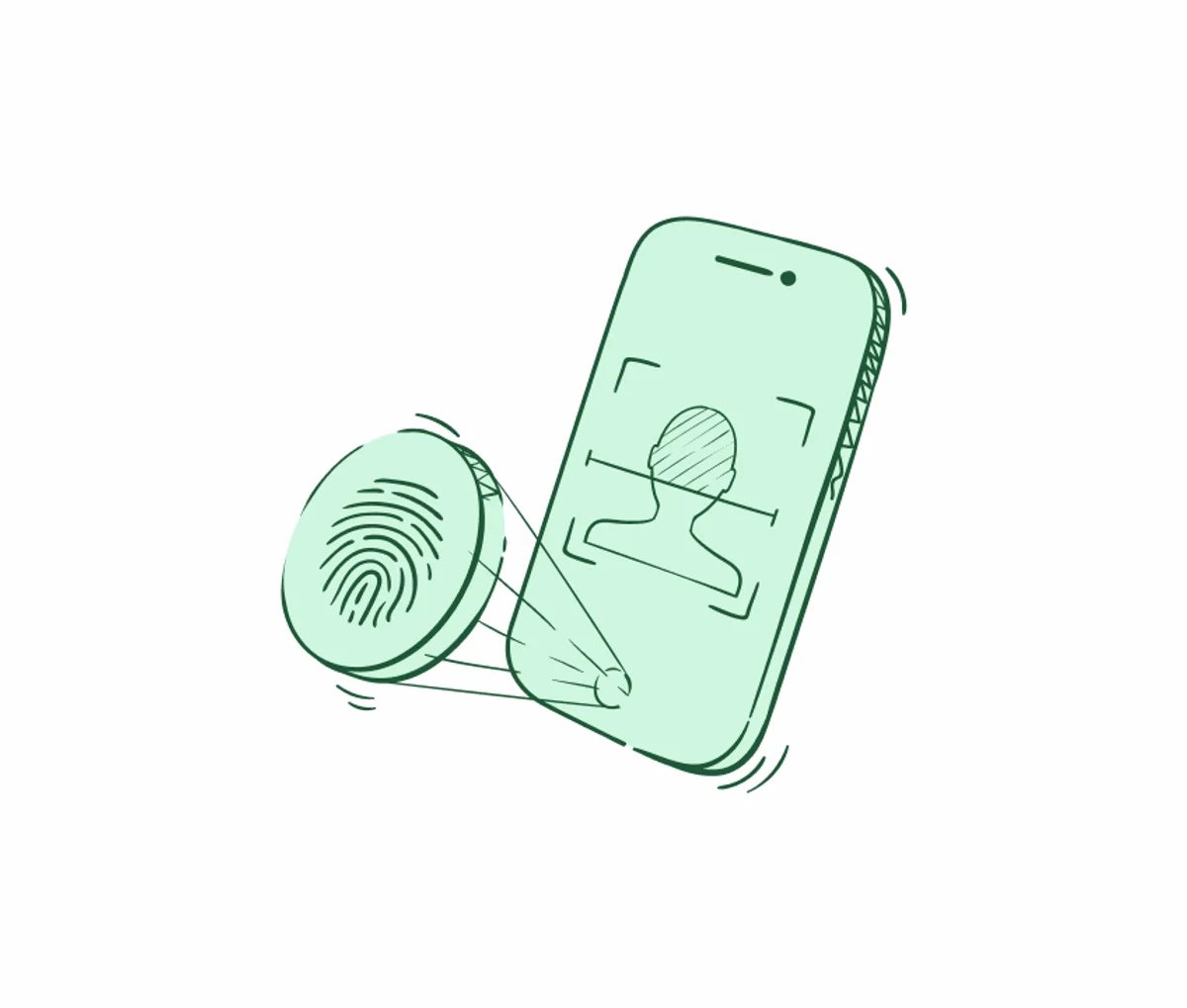 Use illustrations from the established library exactly as defined — stroke character, line weight, color combinations.