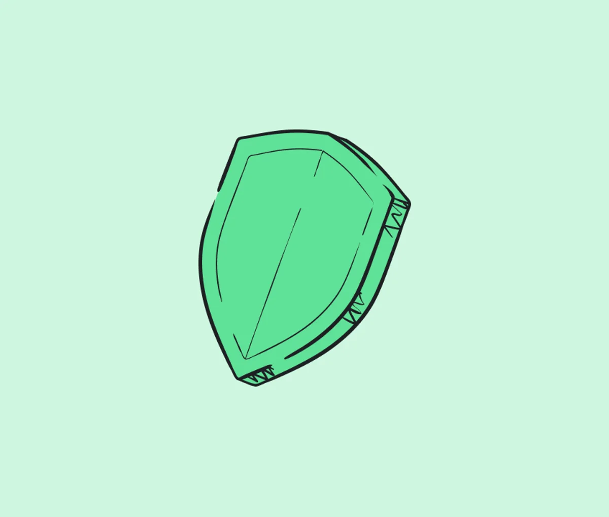 Neon green illustration example 2