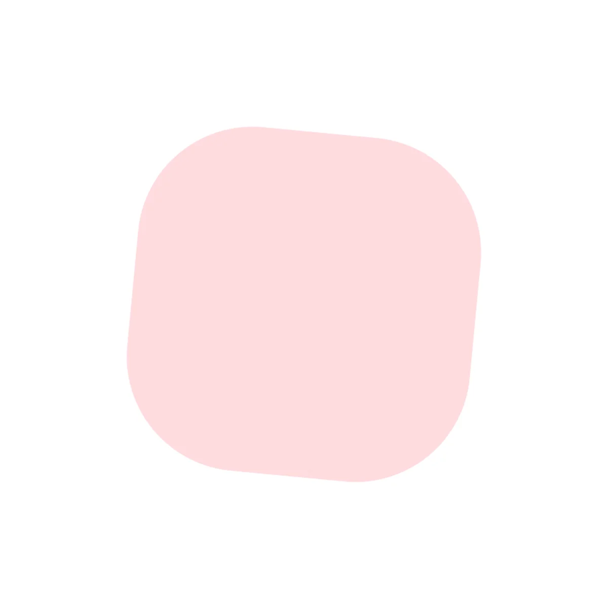 Too big a radius, not matching the size of the format.