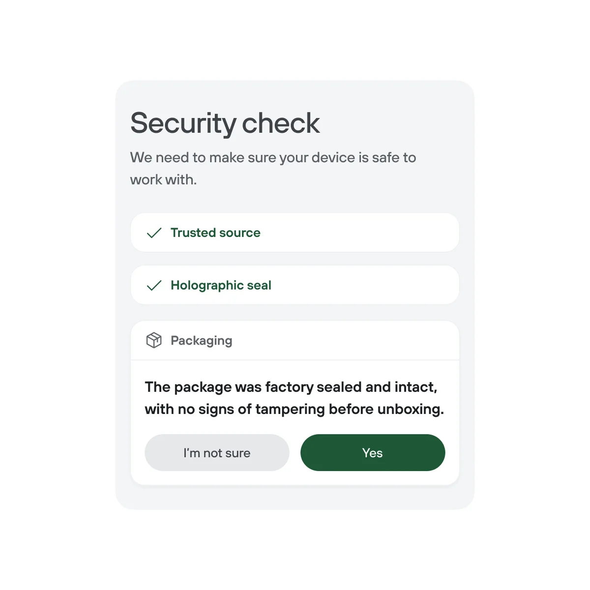 Trust by Default — visual example 2