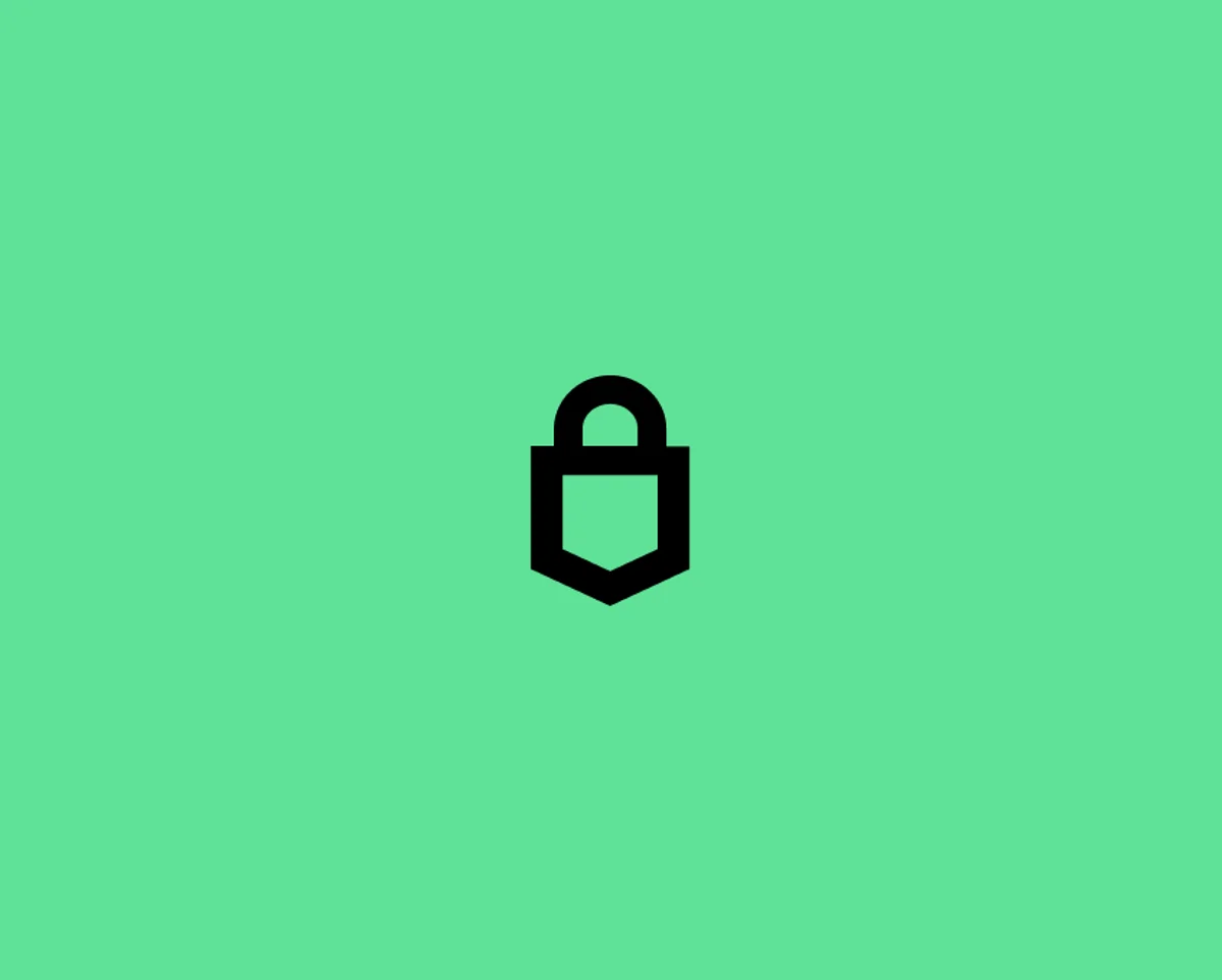 Lock symbol on background variant 6