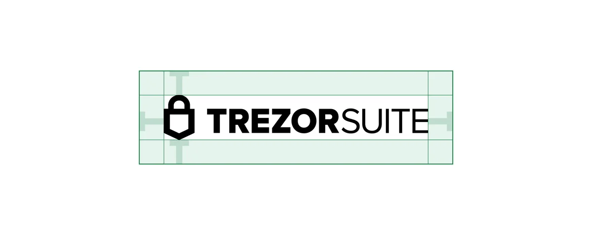 Trezor Suite logo safe zone