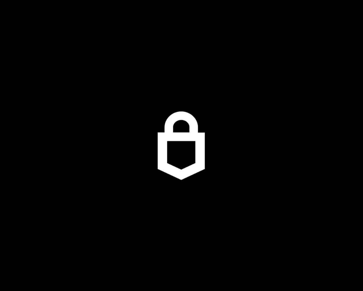 Lock symbol on background variant 3