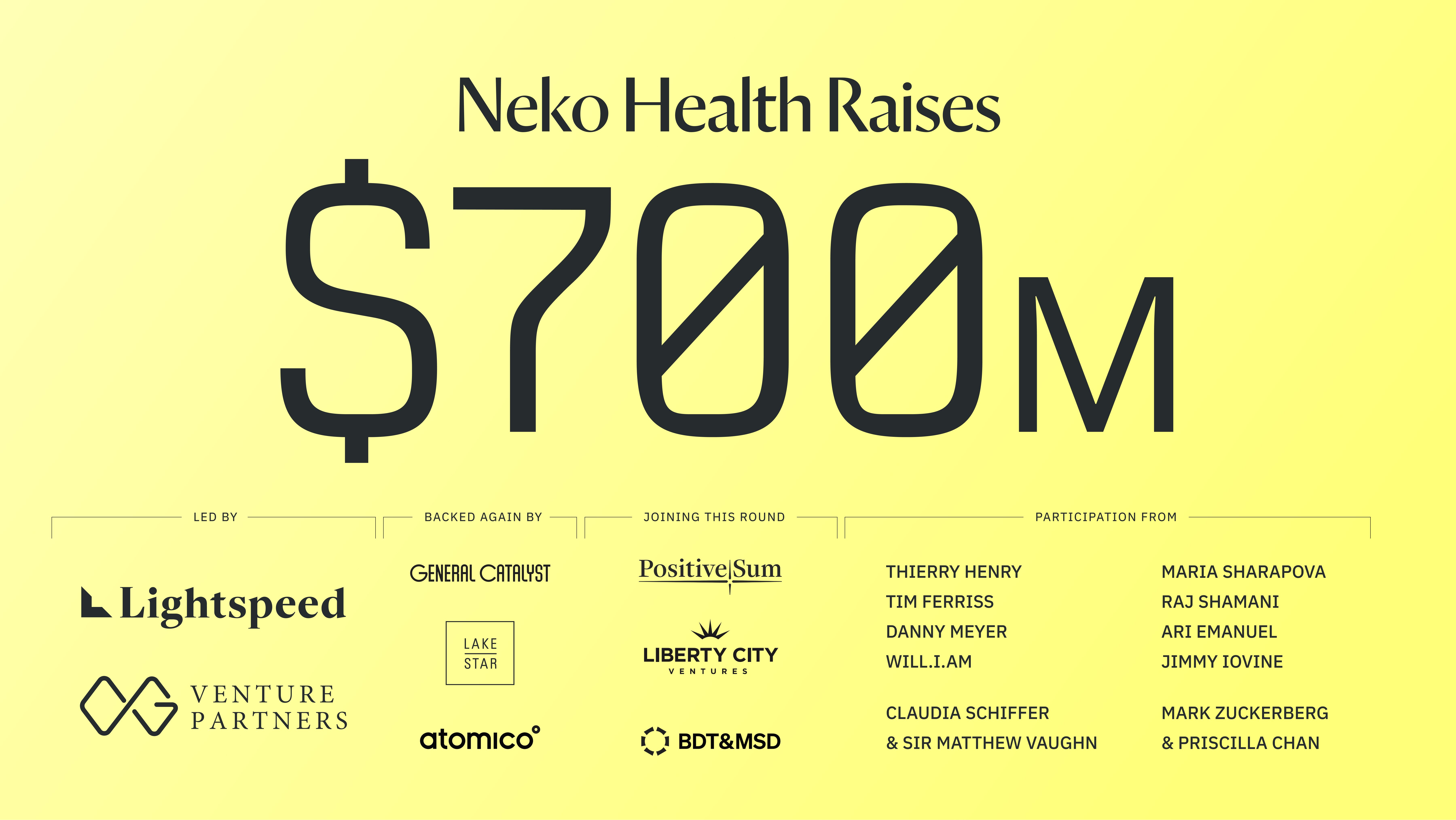 Neko Health raises $700m Series C ahead of US launch 