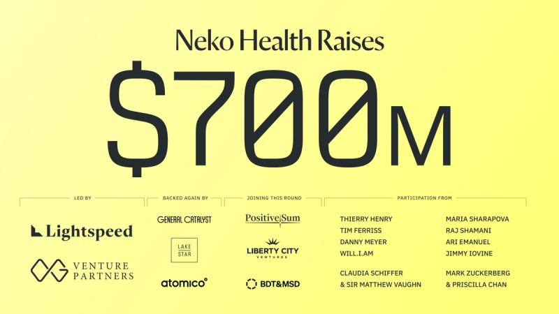Neko Health raises $700m Series C ahead of US launch 