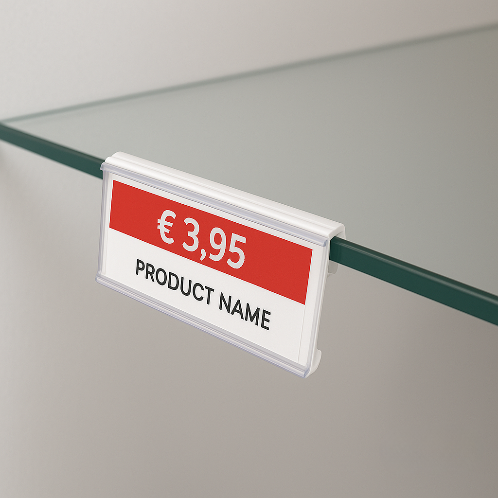 Listwy do półek szklanych i drewnianych