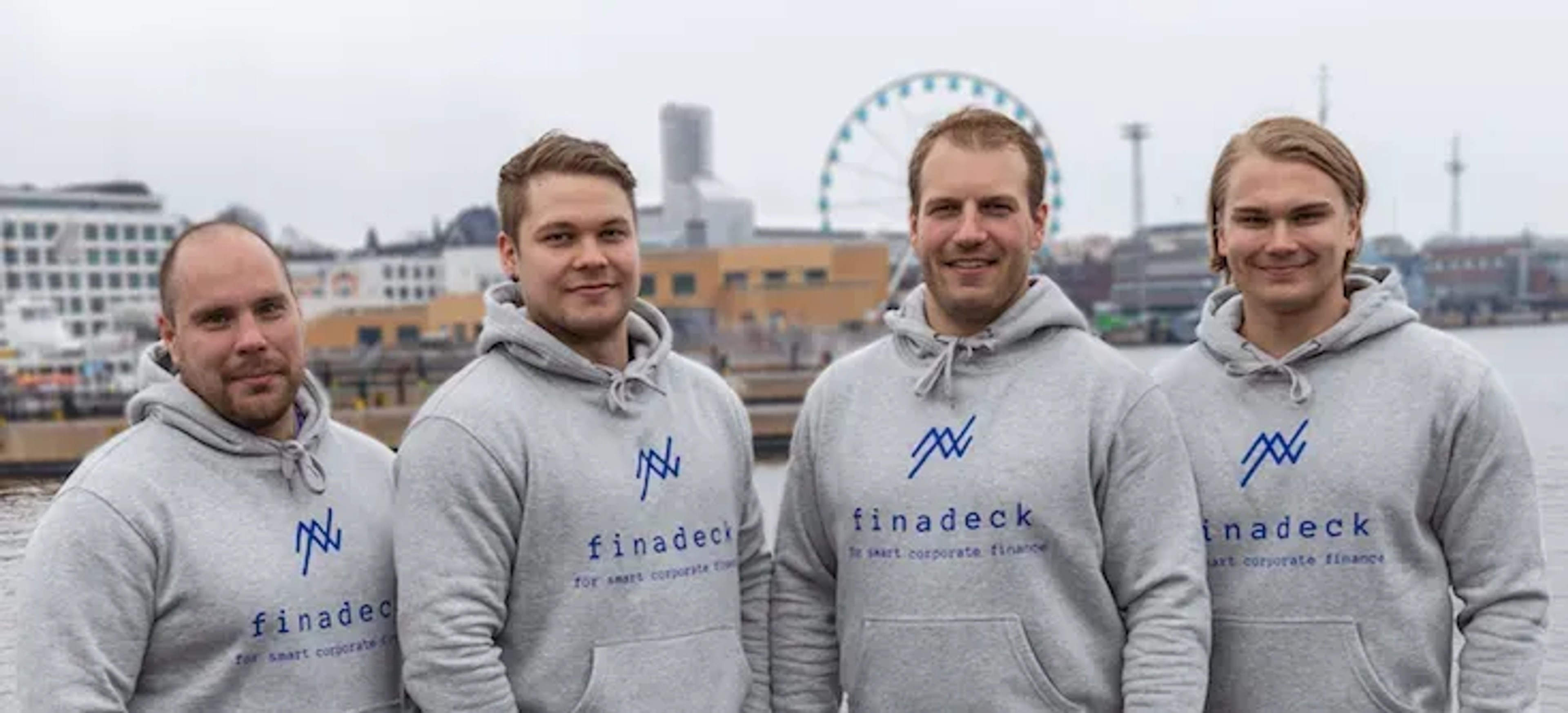 På bilden från vänster till höger: Jari Kemi, Olli Tiihonen, Saku Pöllänen och Mika Järvinen