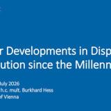 Major Developments in Dispute Resolution since the Millennium