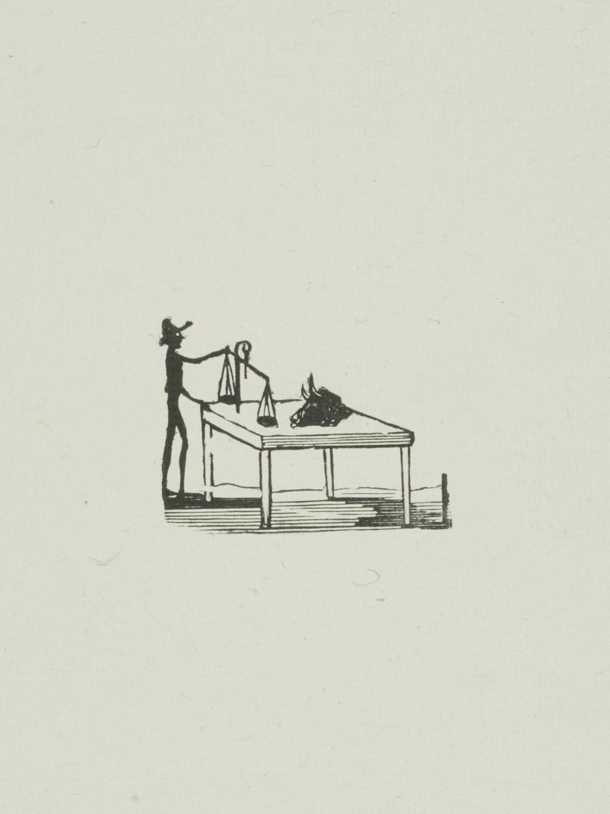 The Butcher by José Guadalupe Posada