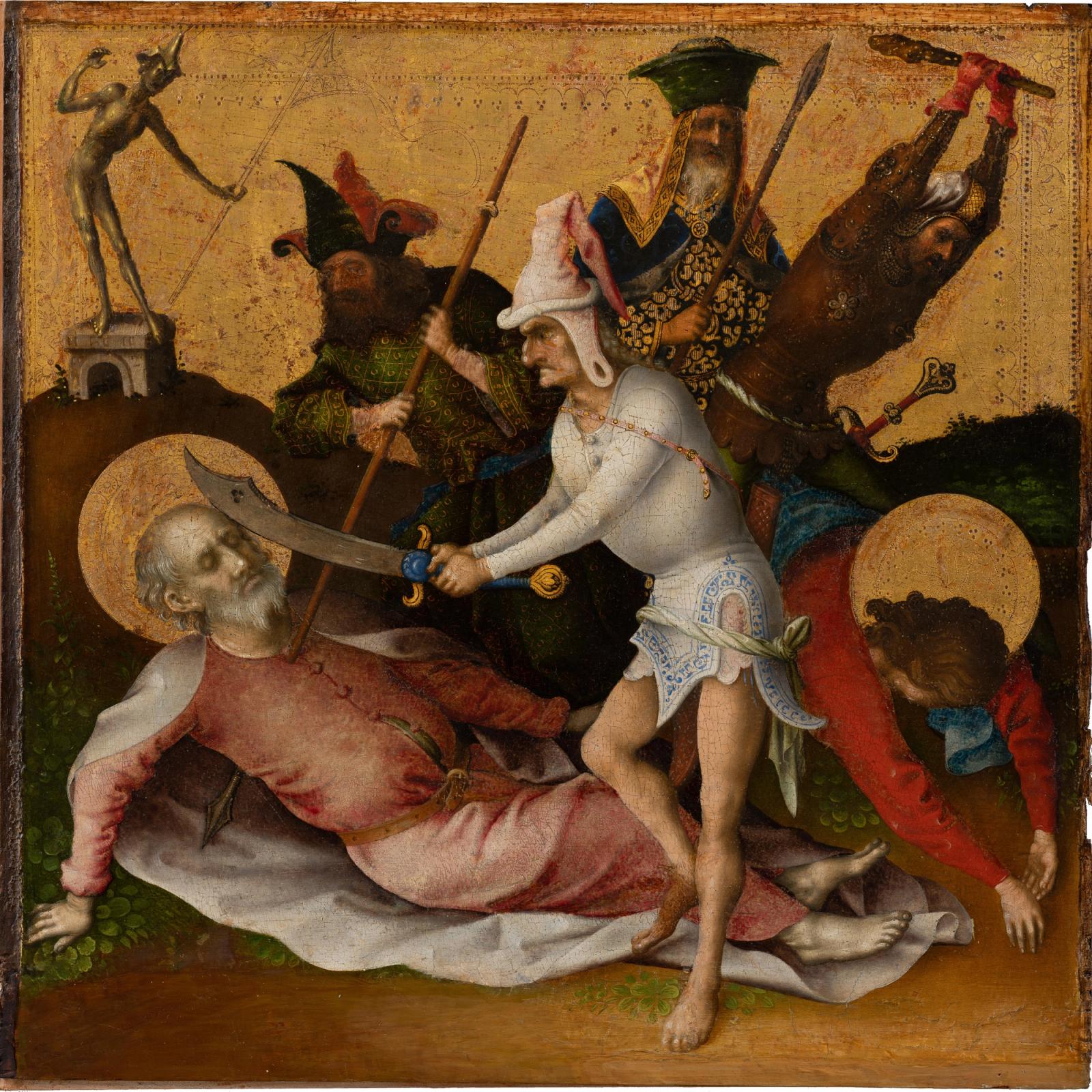 Martyrdom of Ss Simon and Judas, after 1435 by stefan lochner