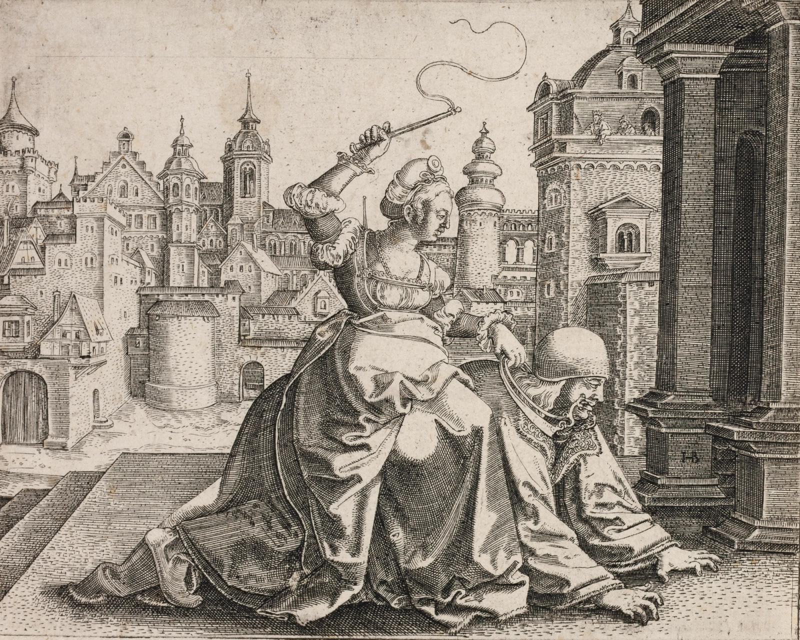 Phyllis and Aristotle by Hans Brosamer