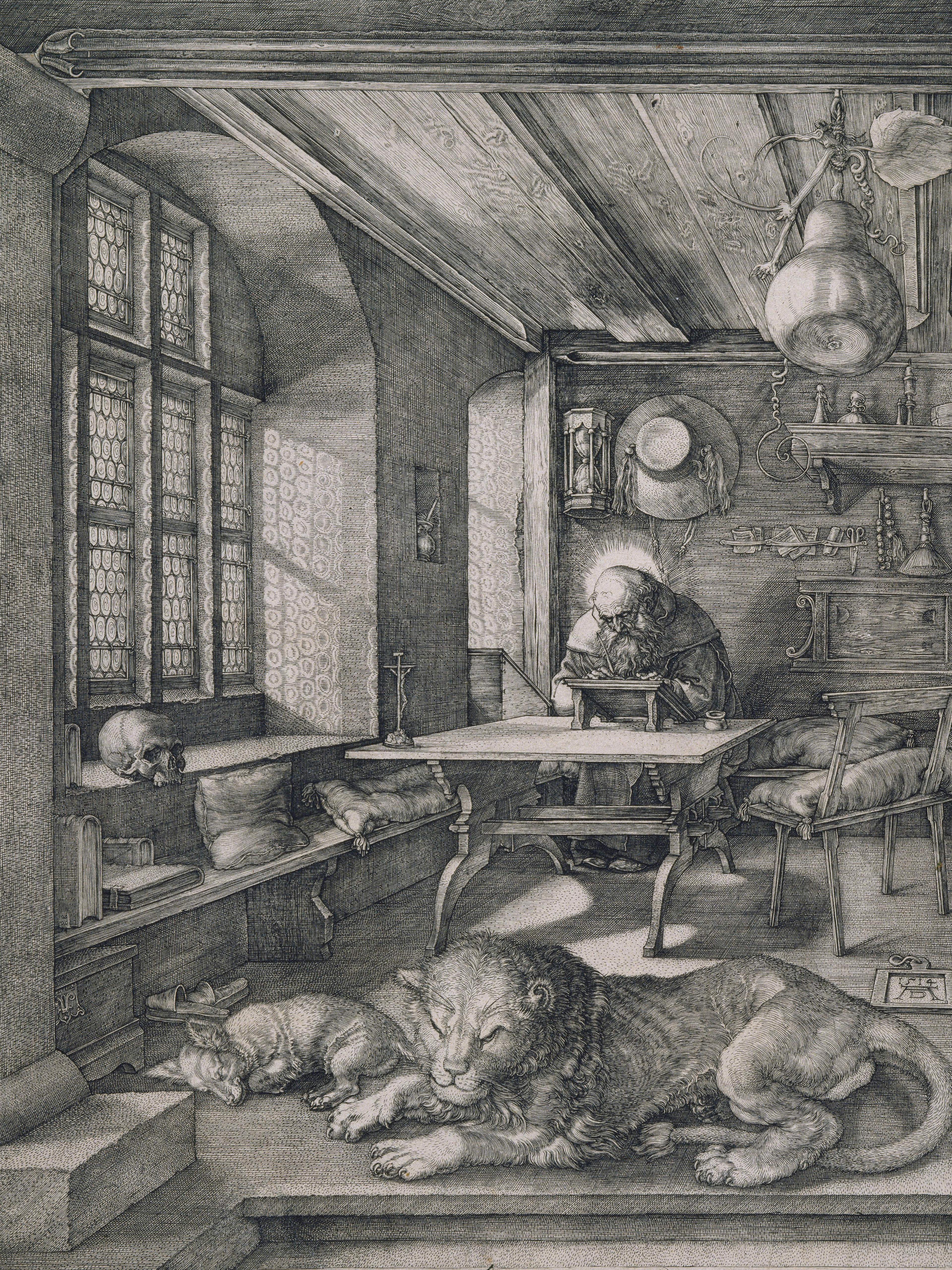 Saint Jerome in His Study