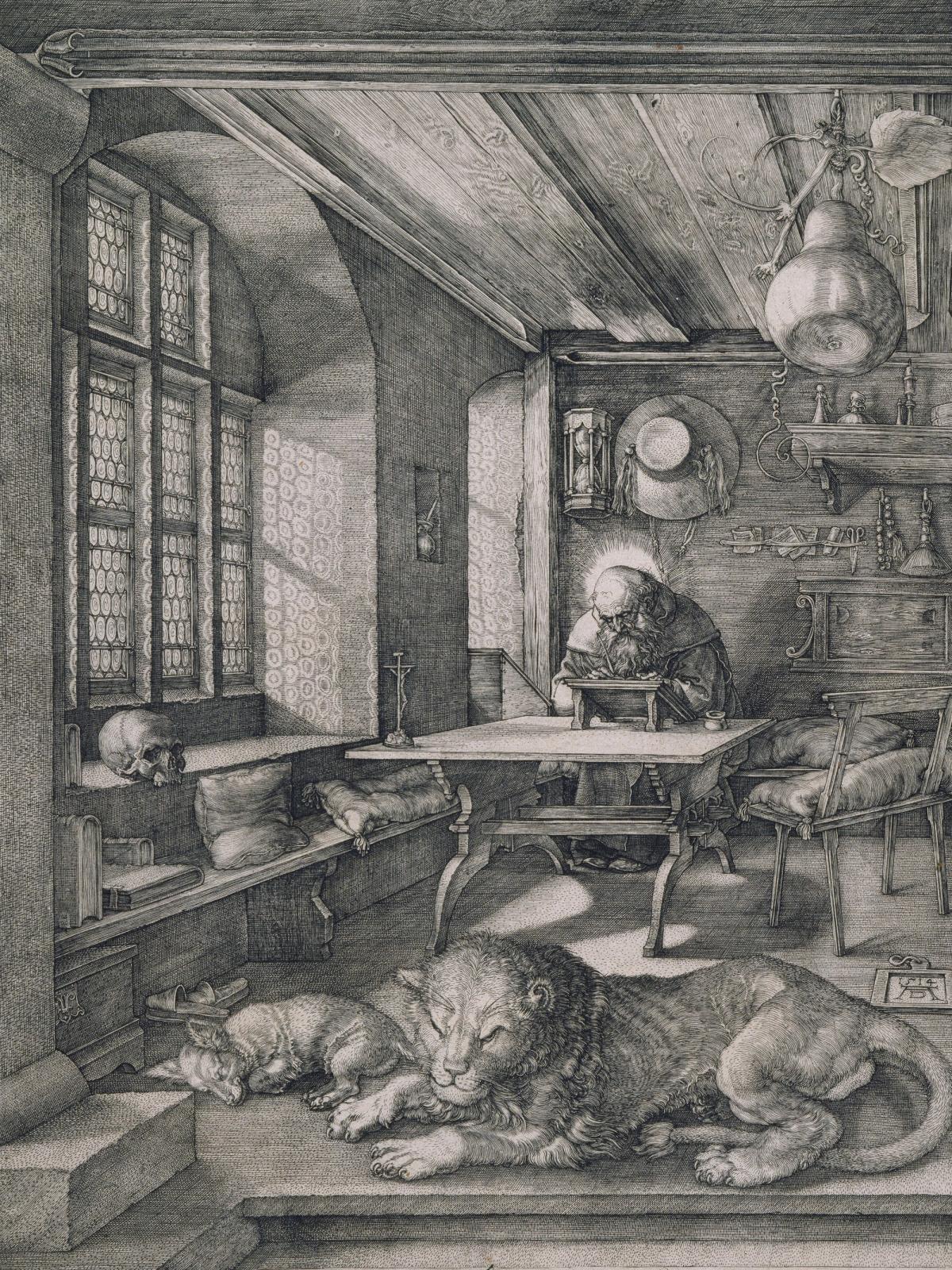 Saint Jerome in his Study, 1514 by albrecht durer