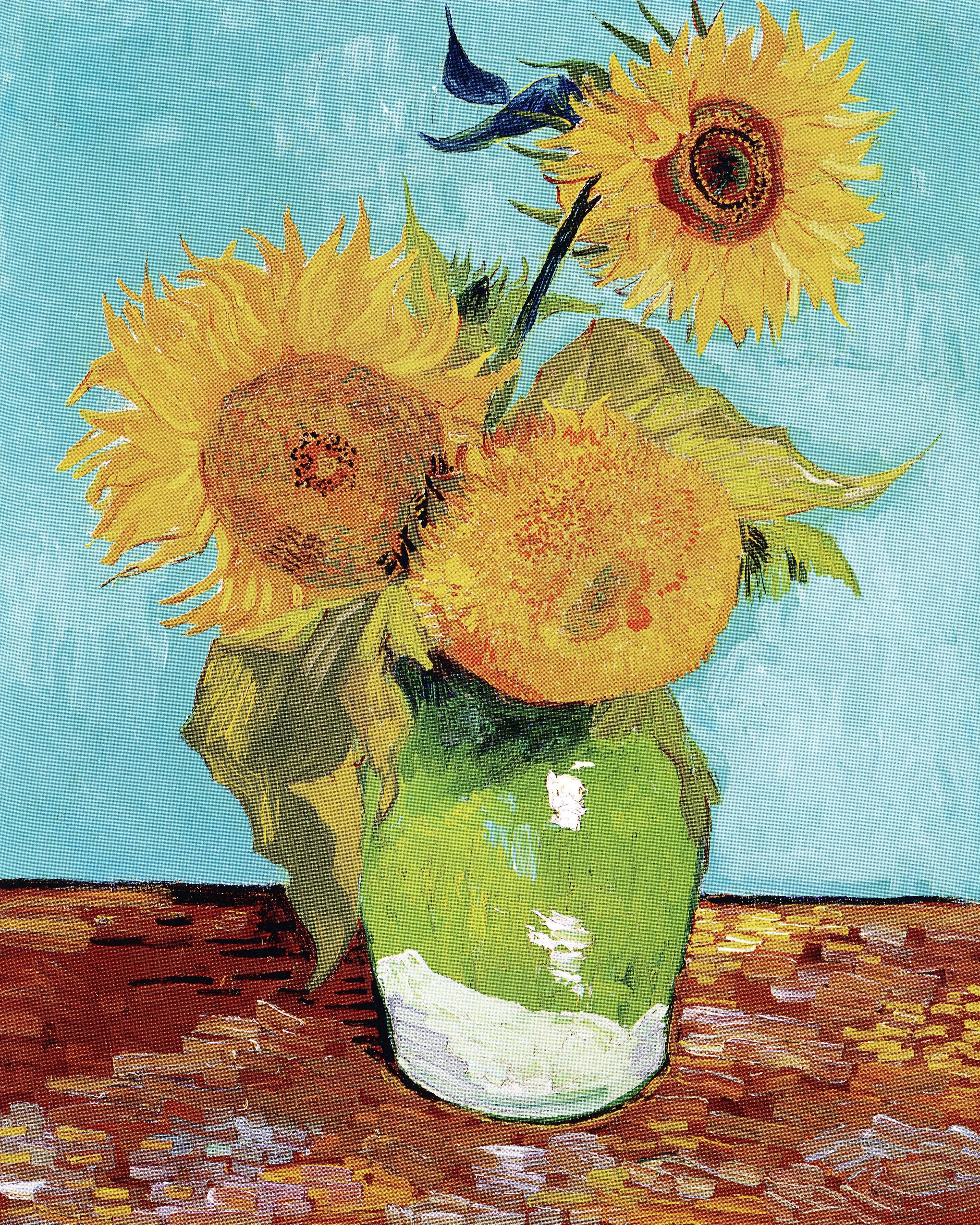 Three Sunflowers