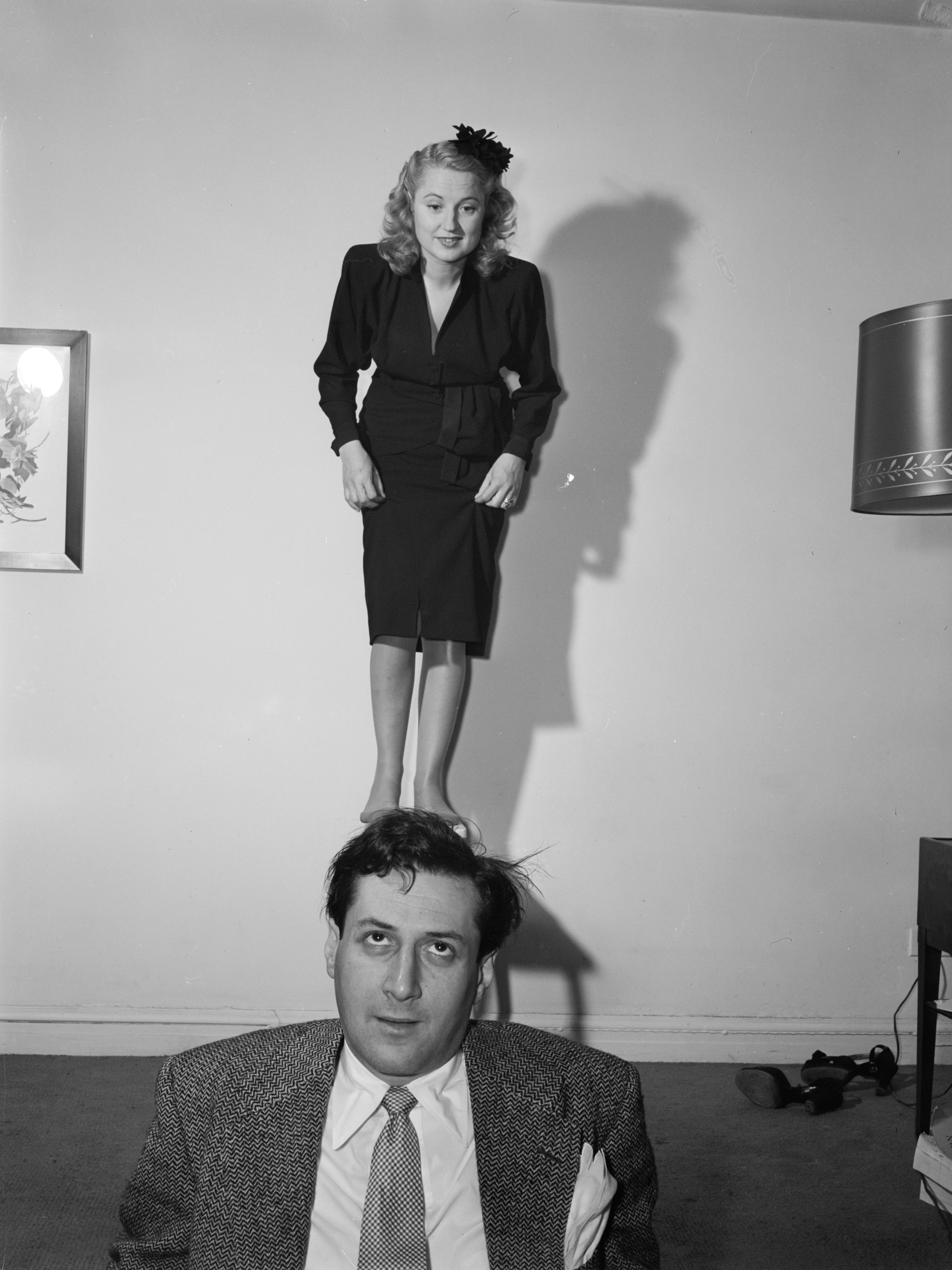 Portrait of Joan Brooks and Duke Niles