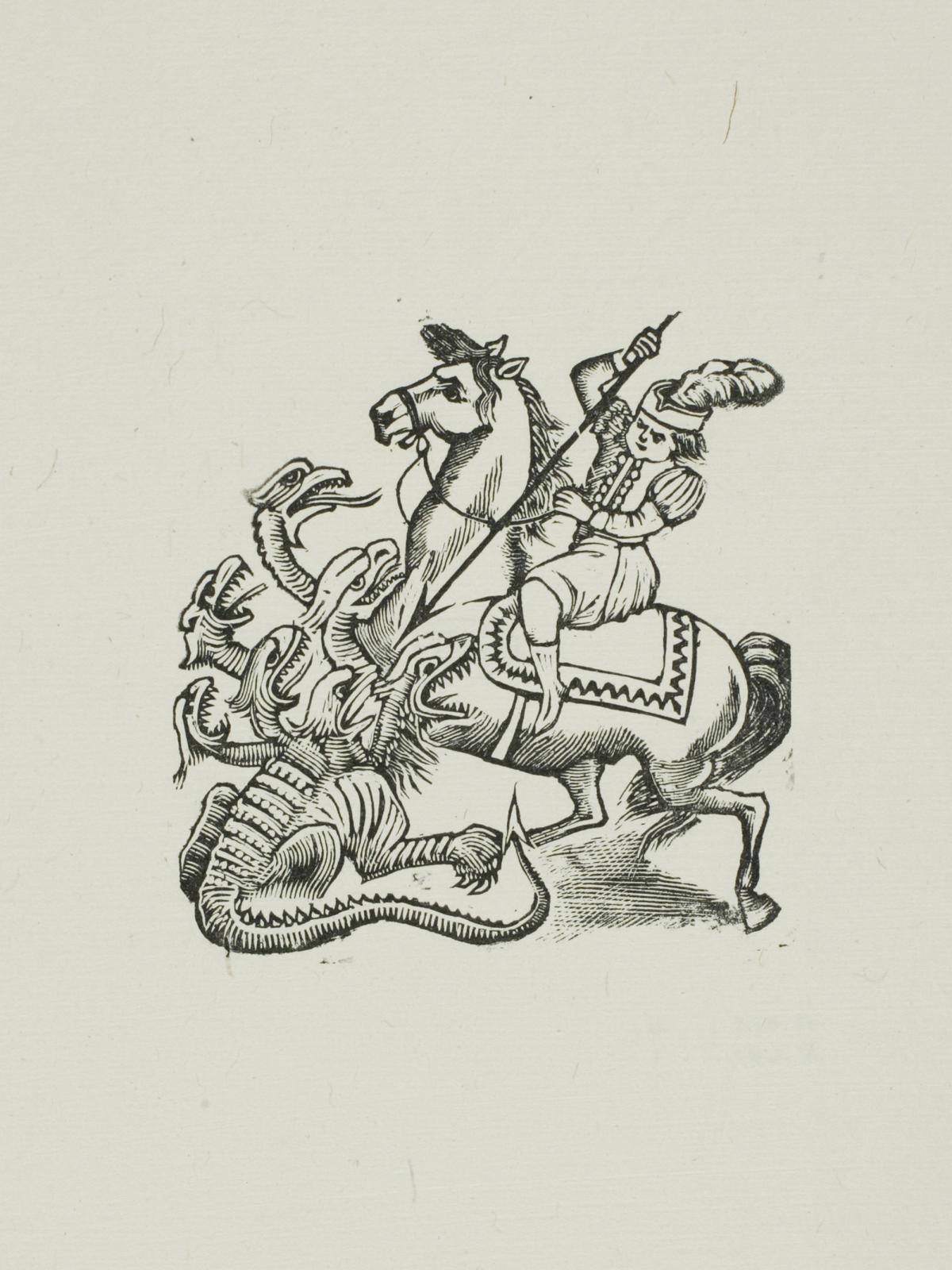 Saint George by José Guadalupe Posada