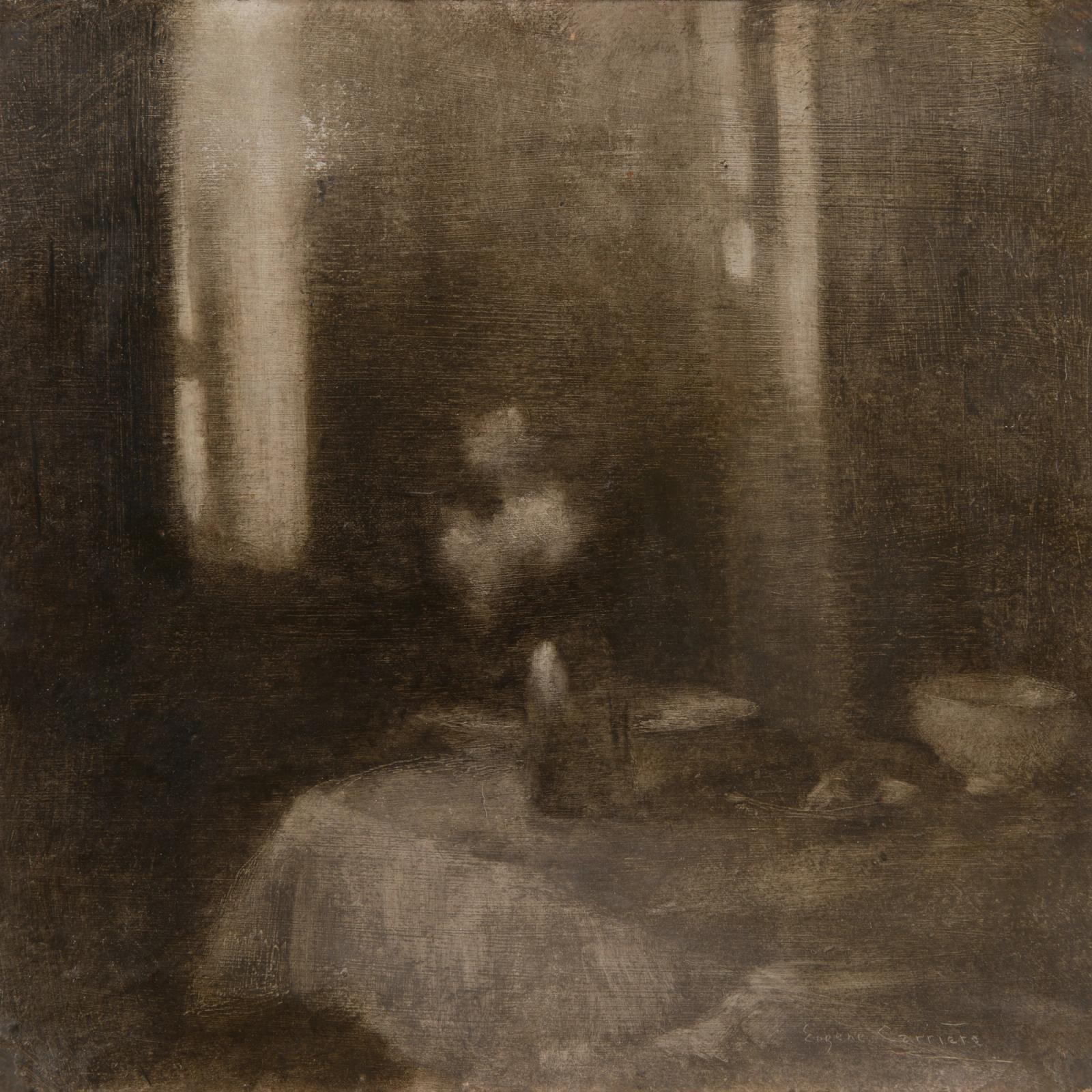Interior with a Vase, ca. 1896 by eugene carriere