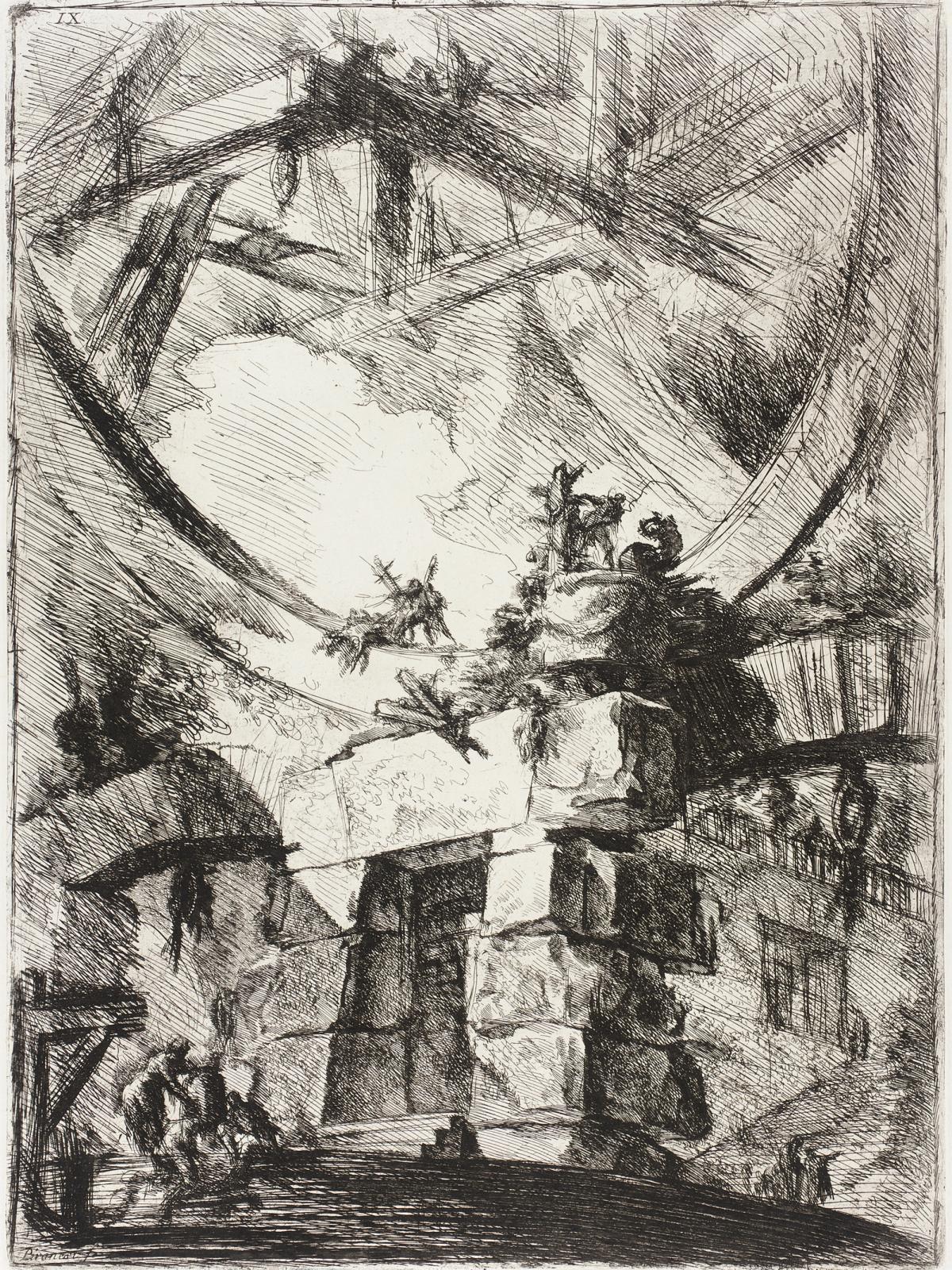 The Giant Wheel by Giovanni Battista Piranesi