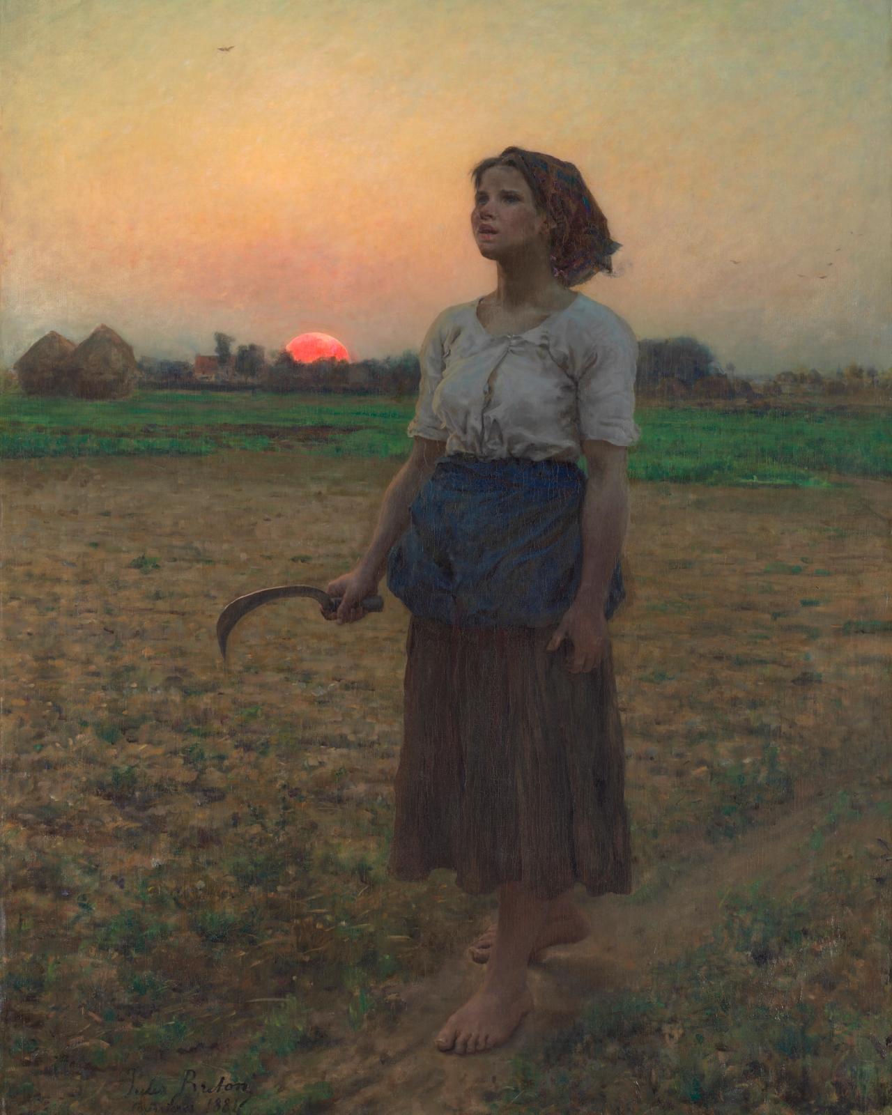 The Song of the Lark by Jules Breton