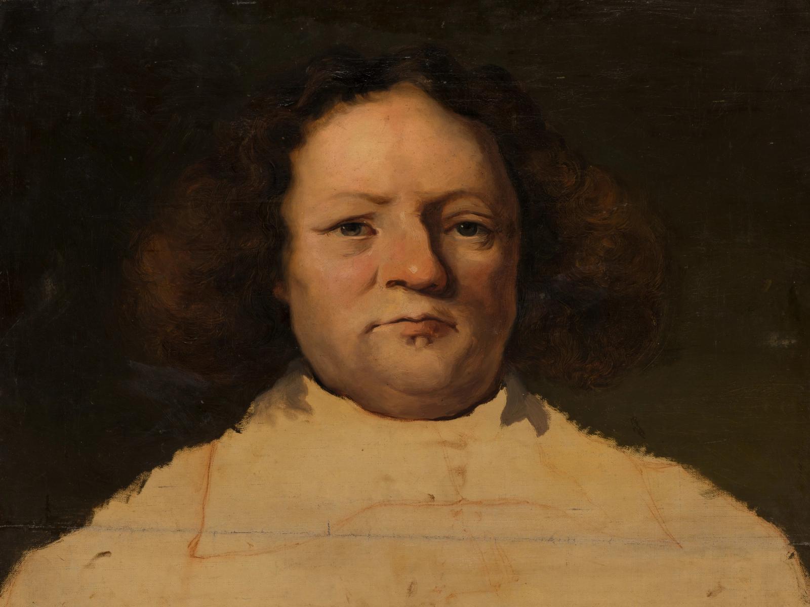 Portrait of Sir John Hebdon (1612-1670), 1851 - 1857 by otto scholderer
