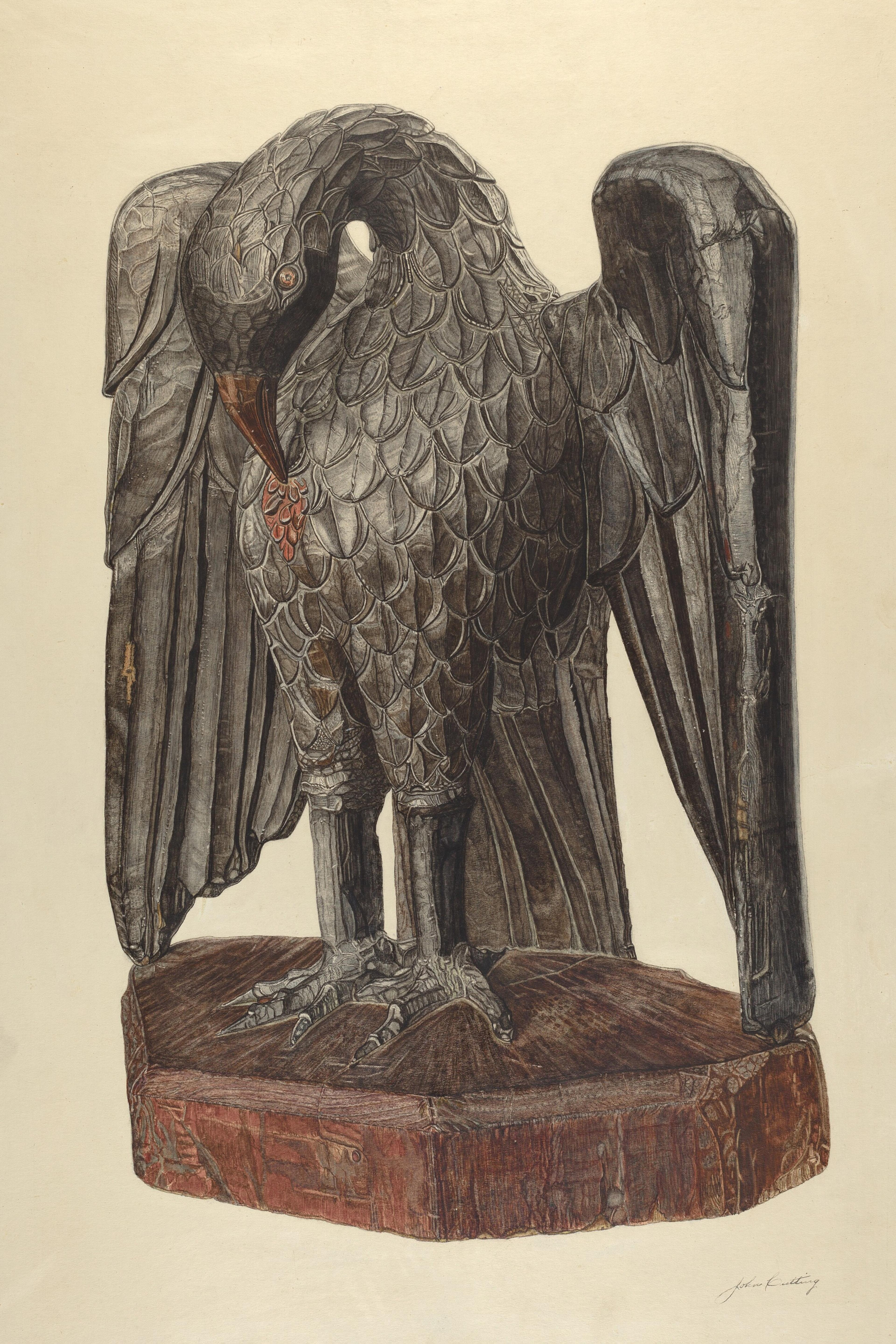 Hand-carved Eagle