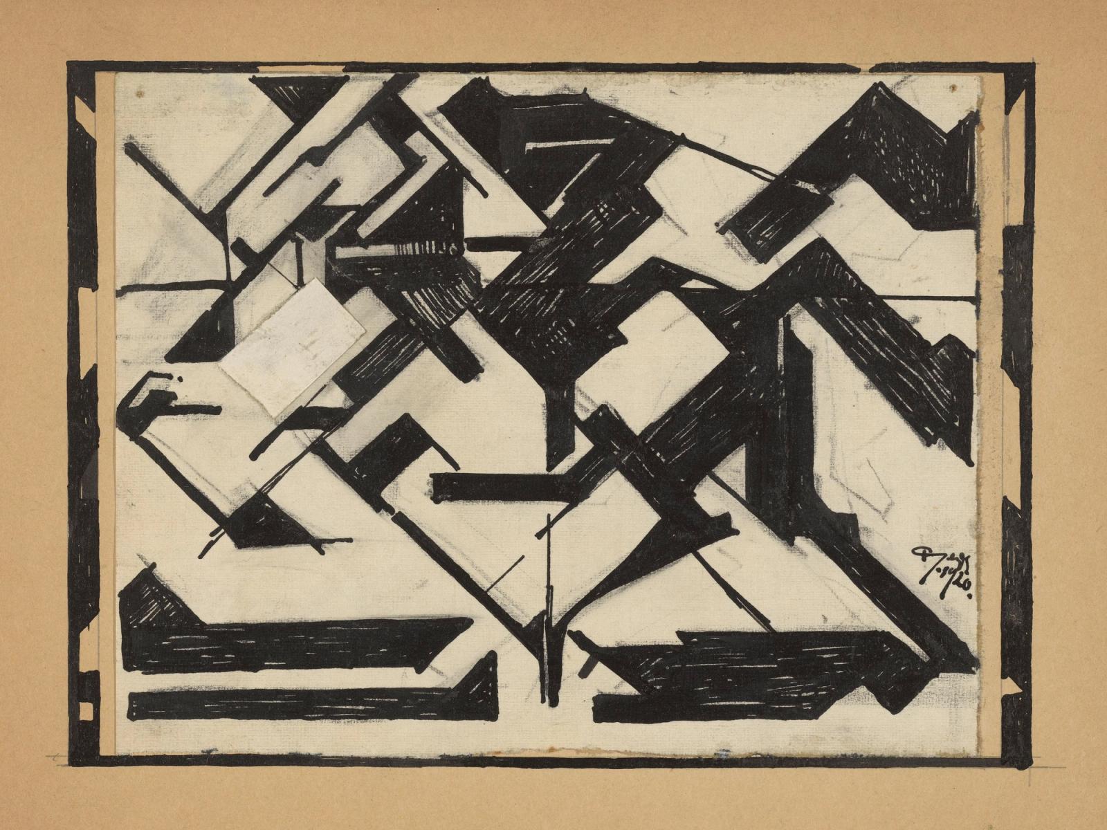 Ruiter te paard (1920) by Reijer Stolk