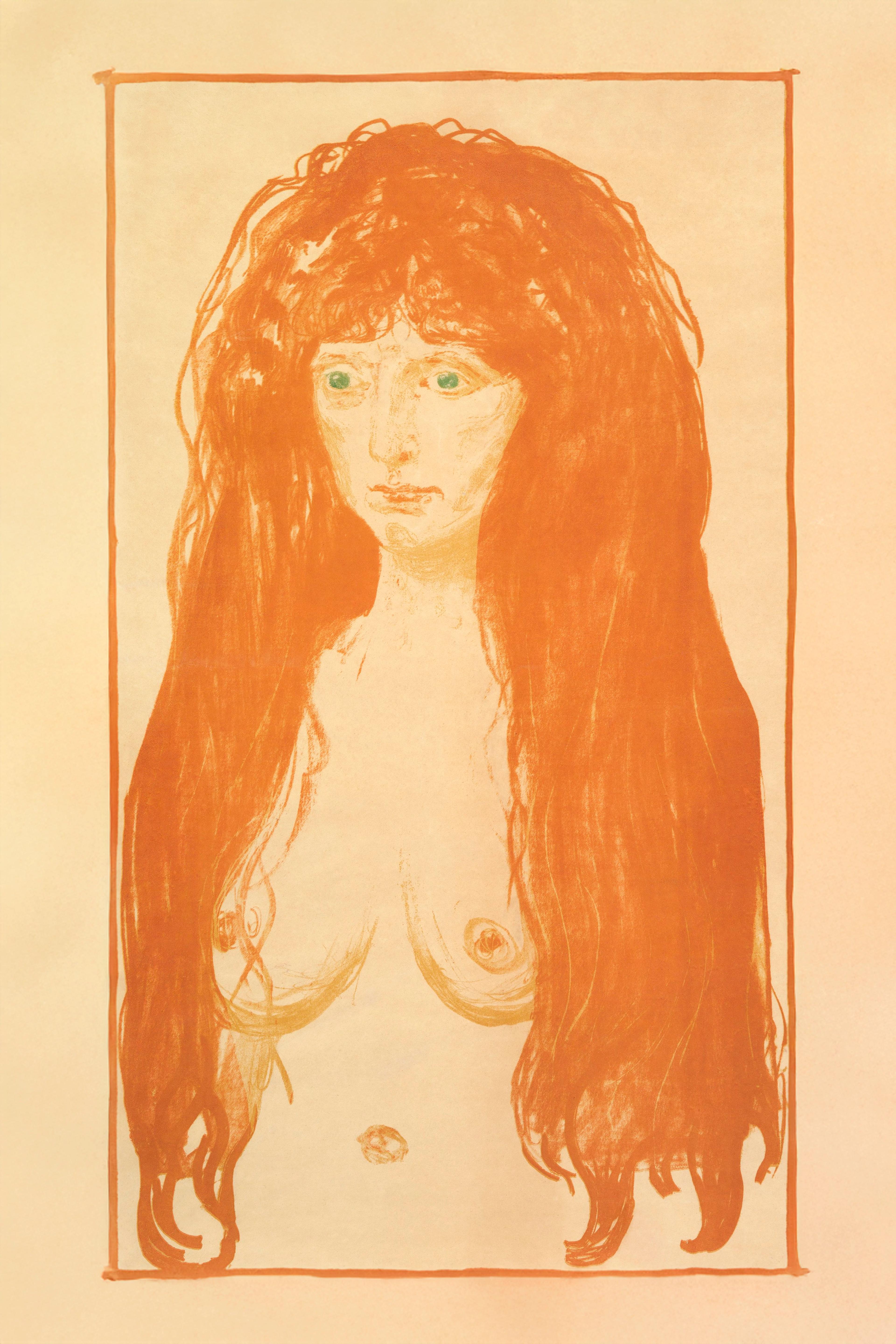 The Sin (Woman with Red Hair and Green Eyes)