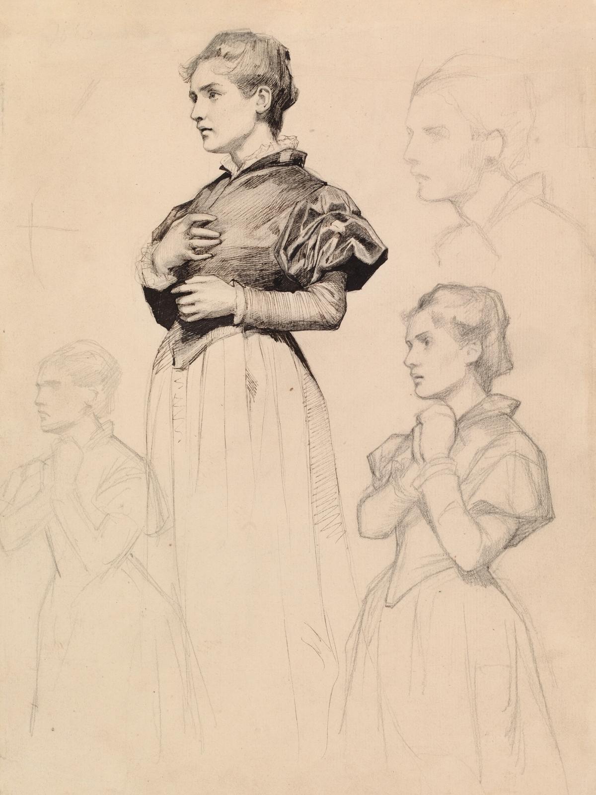 Sigrid stalarm, study for duke karl insulting the corpse of klaus fleming, 1877 - 1878 by Albert Edelfelt