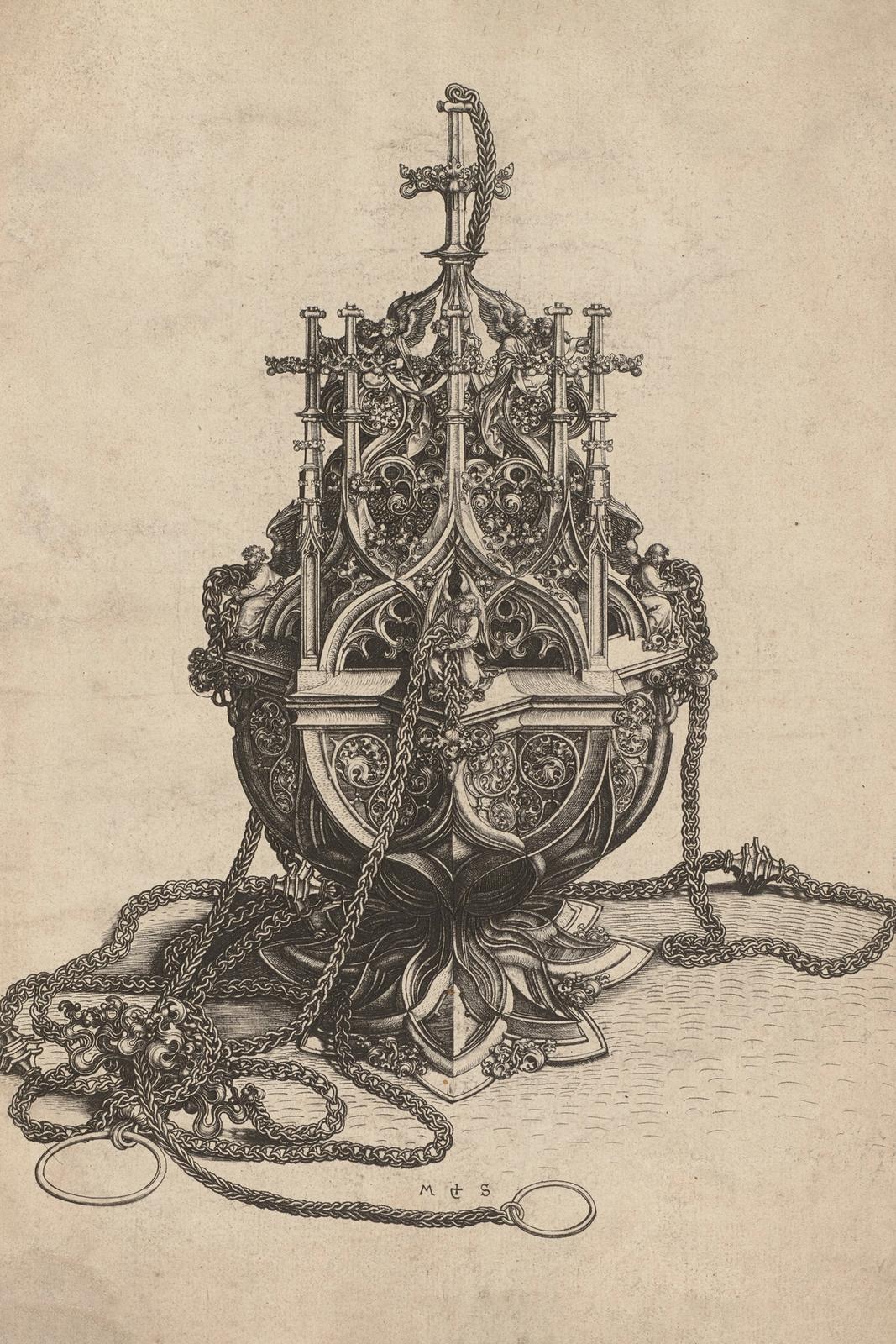 A Censer, ca. 1475 by martin schongauer