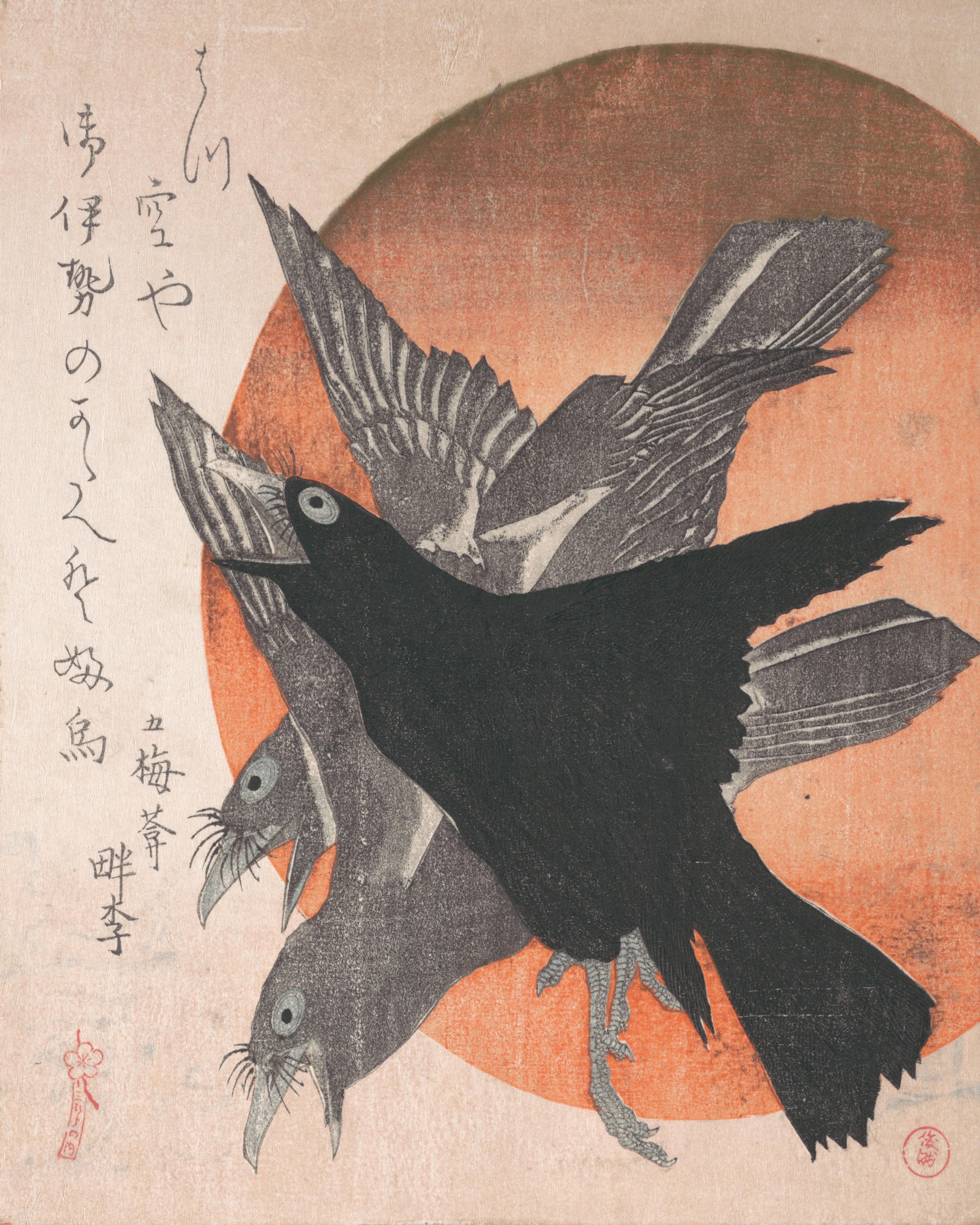 Three Crows against the Rising Sun