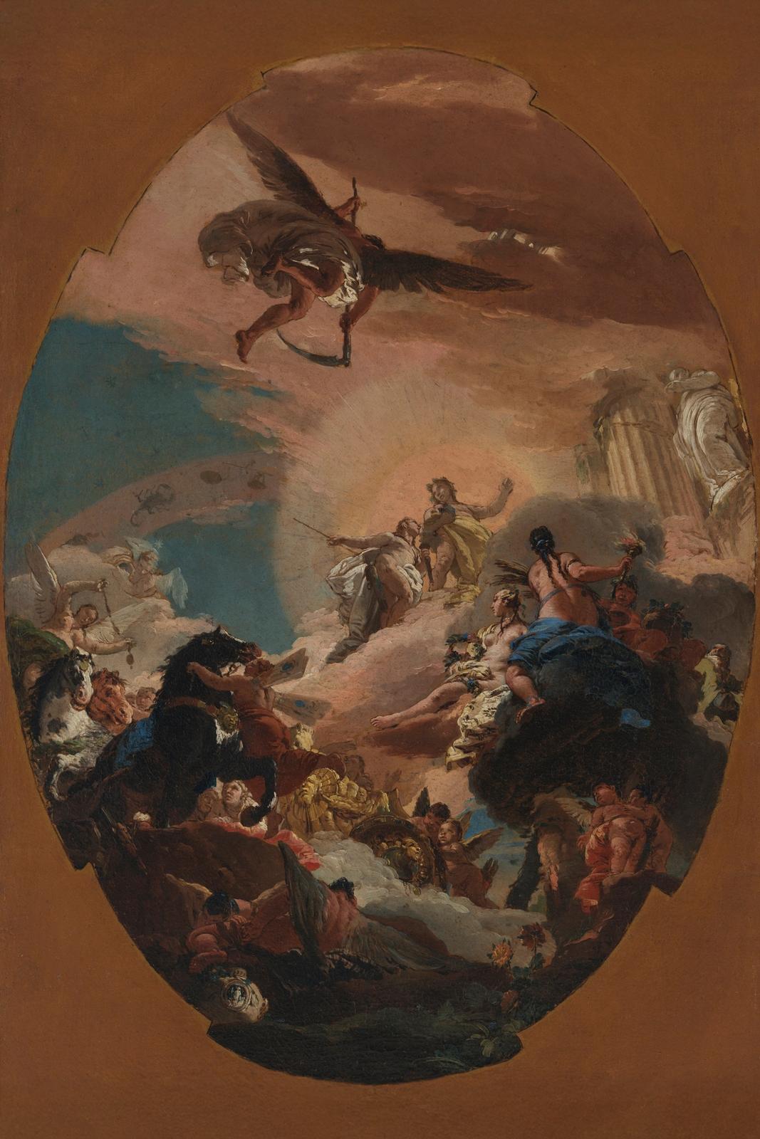 Apollo and Phaethon by Giovanni Battista Tiepolo