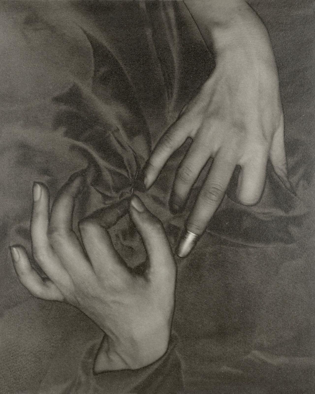 Georgia O’Keeffe—Hands and Thimble (1919) by Alfred Stieglitz. Original from The Art Institute of Chicago.