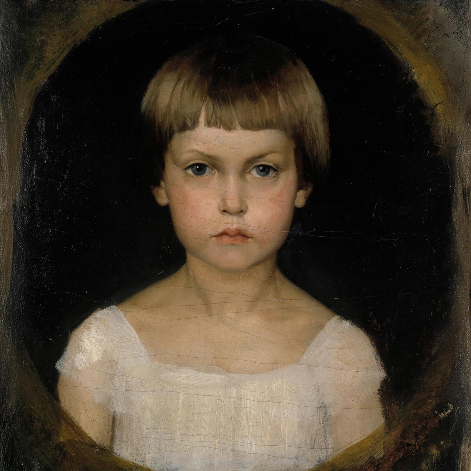 Portrait of the artist's sister berta edelfelt, 1876 by Albert Edelfelt