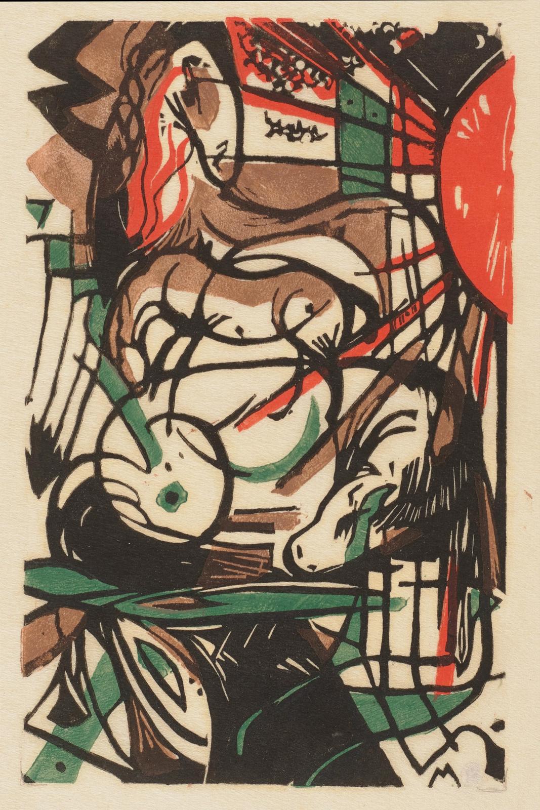 The Birth of the Horses, 1913 by franz marc