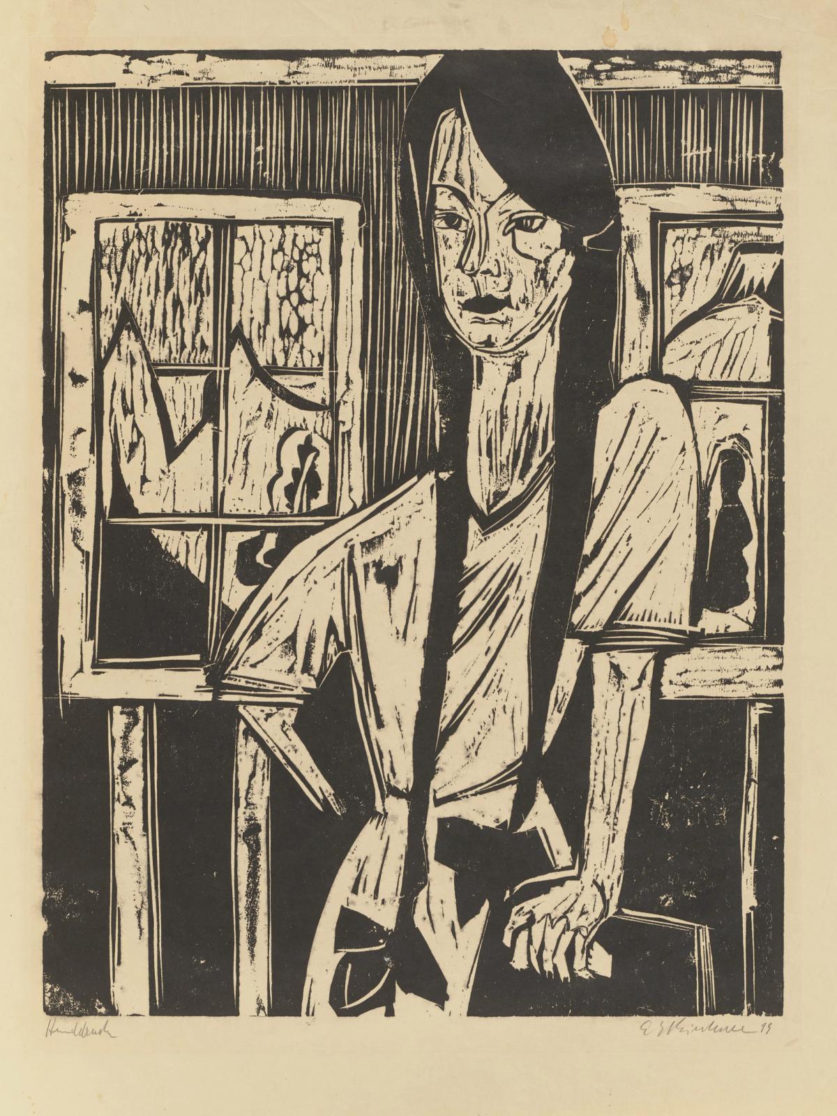 Junges Madchen (Tochter Lange), 1919 by ernst ludwig kirchner