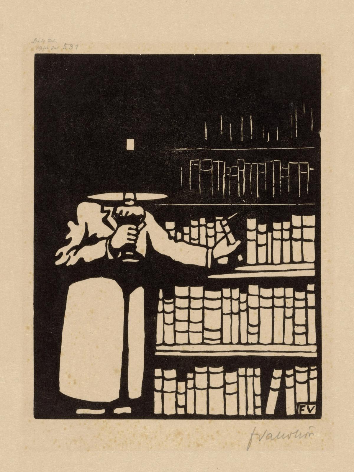 The Bibliophile, 1911 by felix vallotton