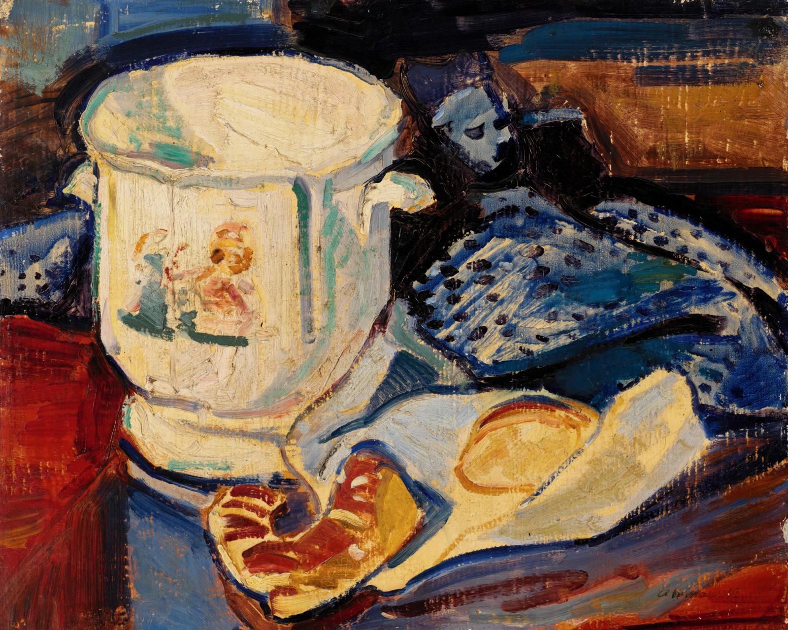 Still Life with Jardiniere by Alfred Henry Maurer